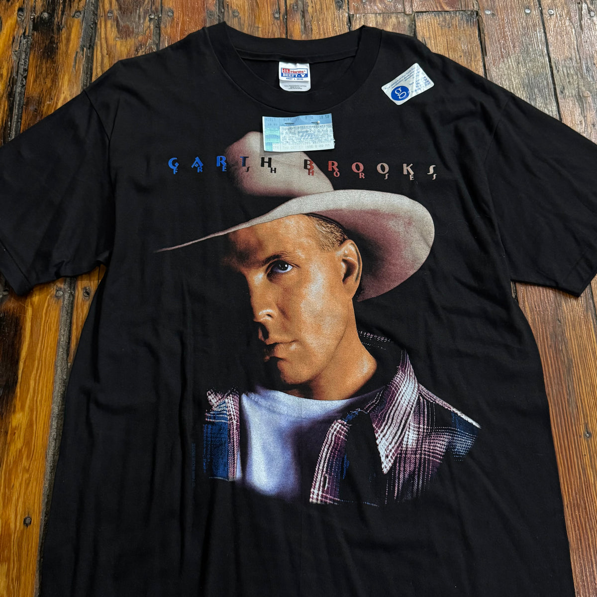 Vintage Garth Brooks World Tour T-shirt Sz L (NEW)