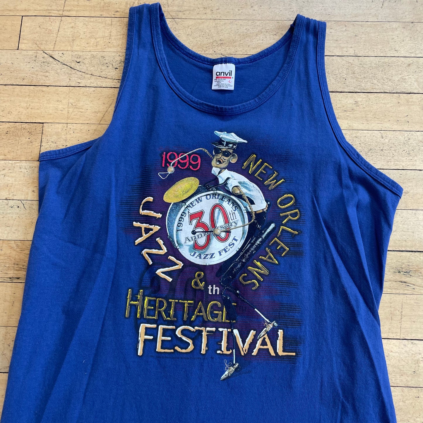 1998 Jazz Heritage Festival Tank Top T-shirt Sz L