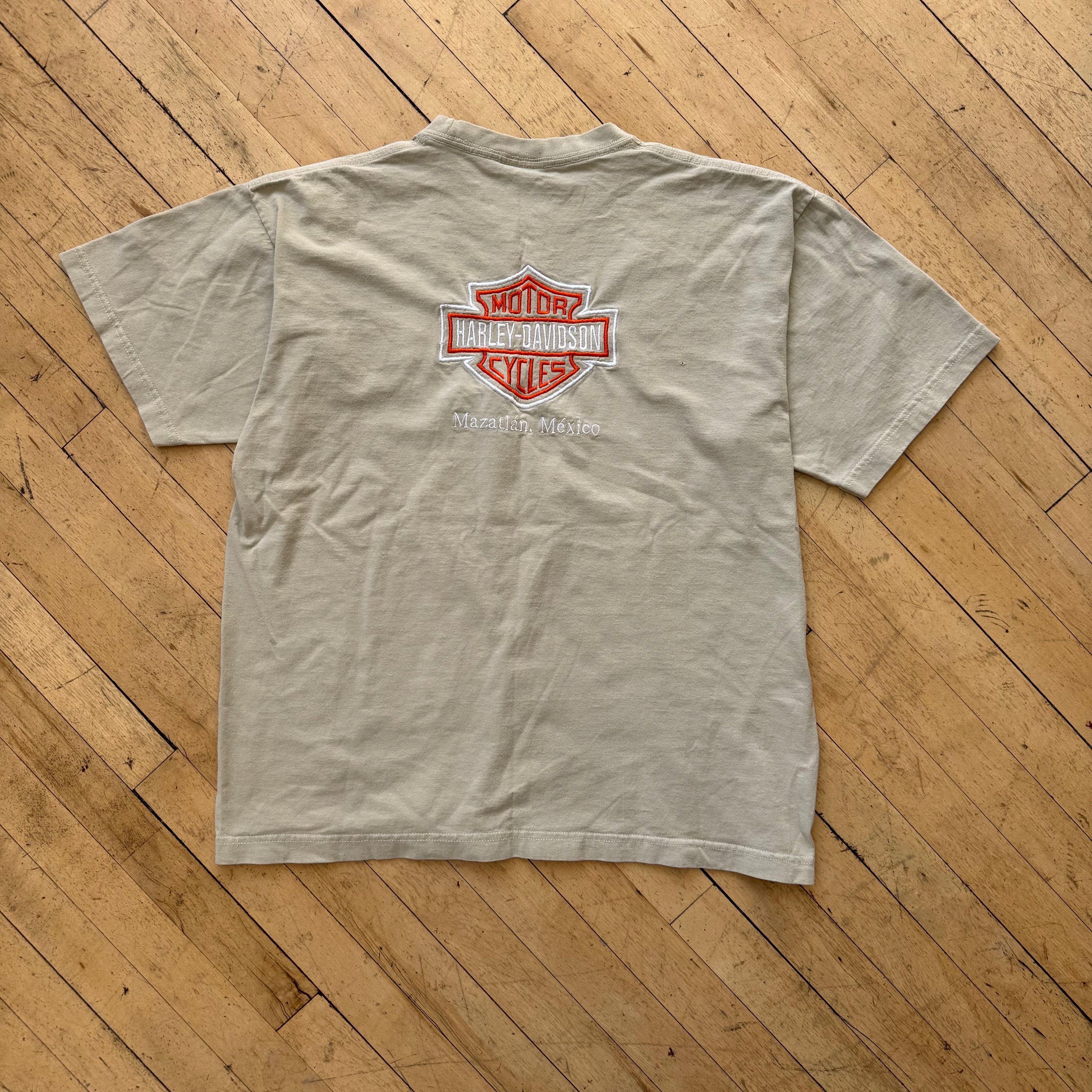 Vintage Harley Davidson Mexico T-shirt Sz L