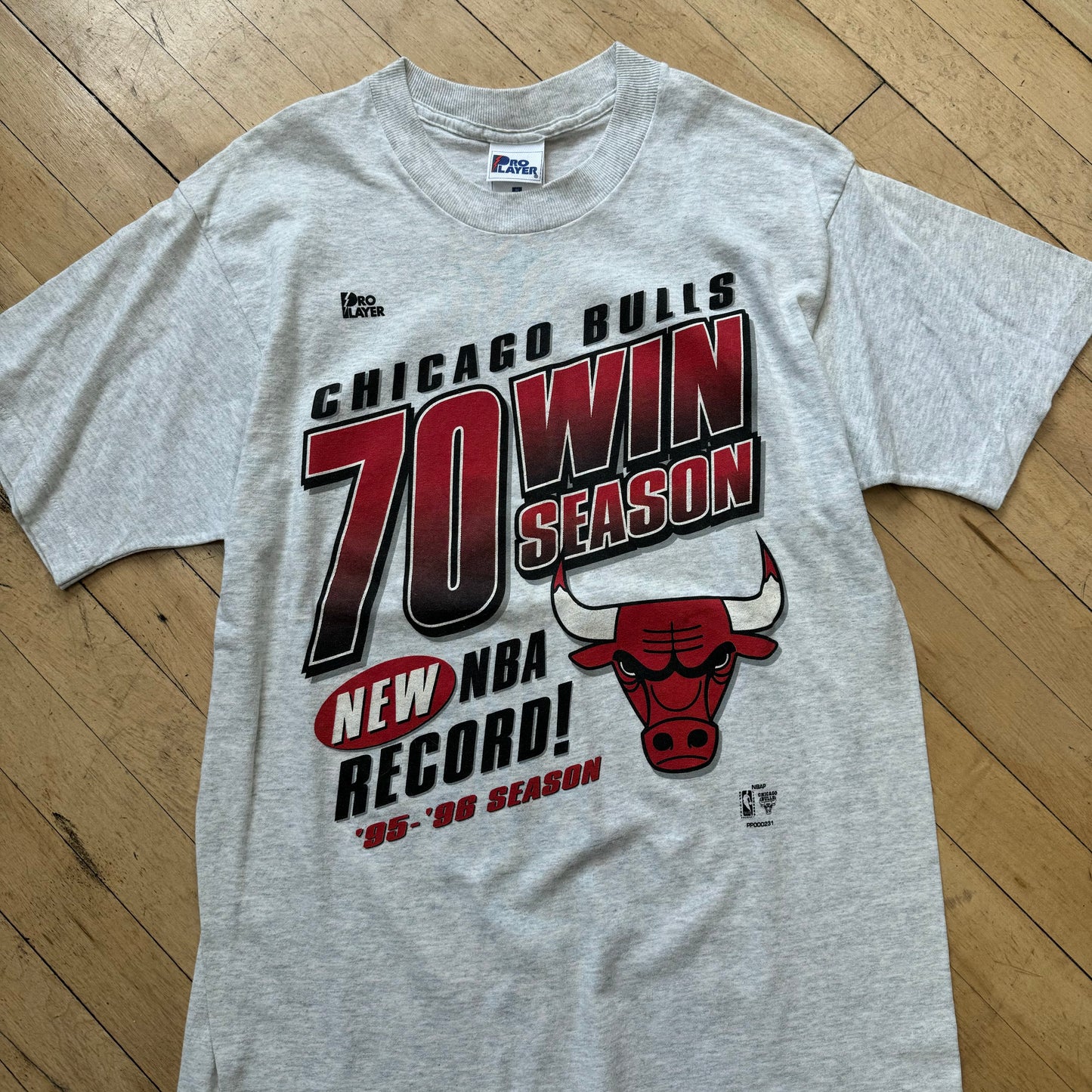 Vintage Chicago Bulls 70 Game Win SeasonT-shirt Sz M