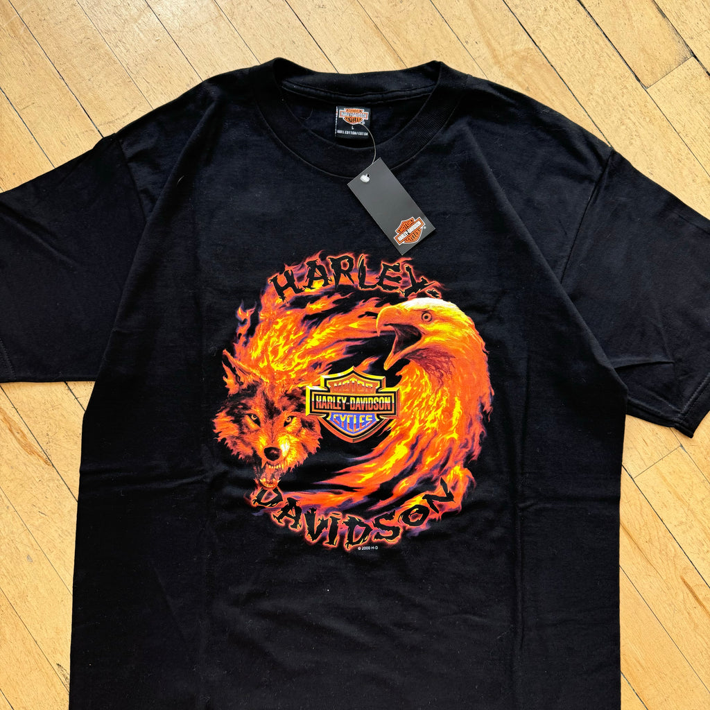 2000s Harley Davidson Waukon Iowa T-shirt Sz L