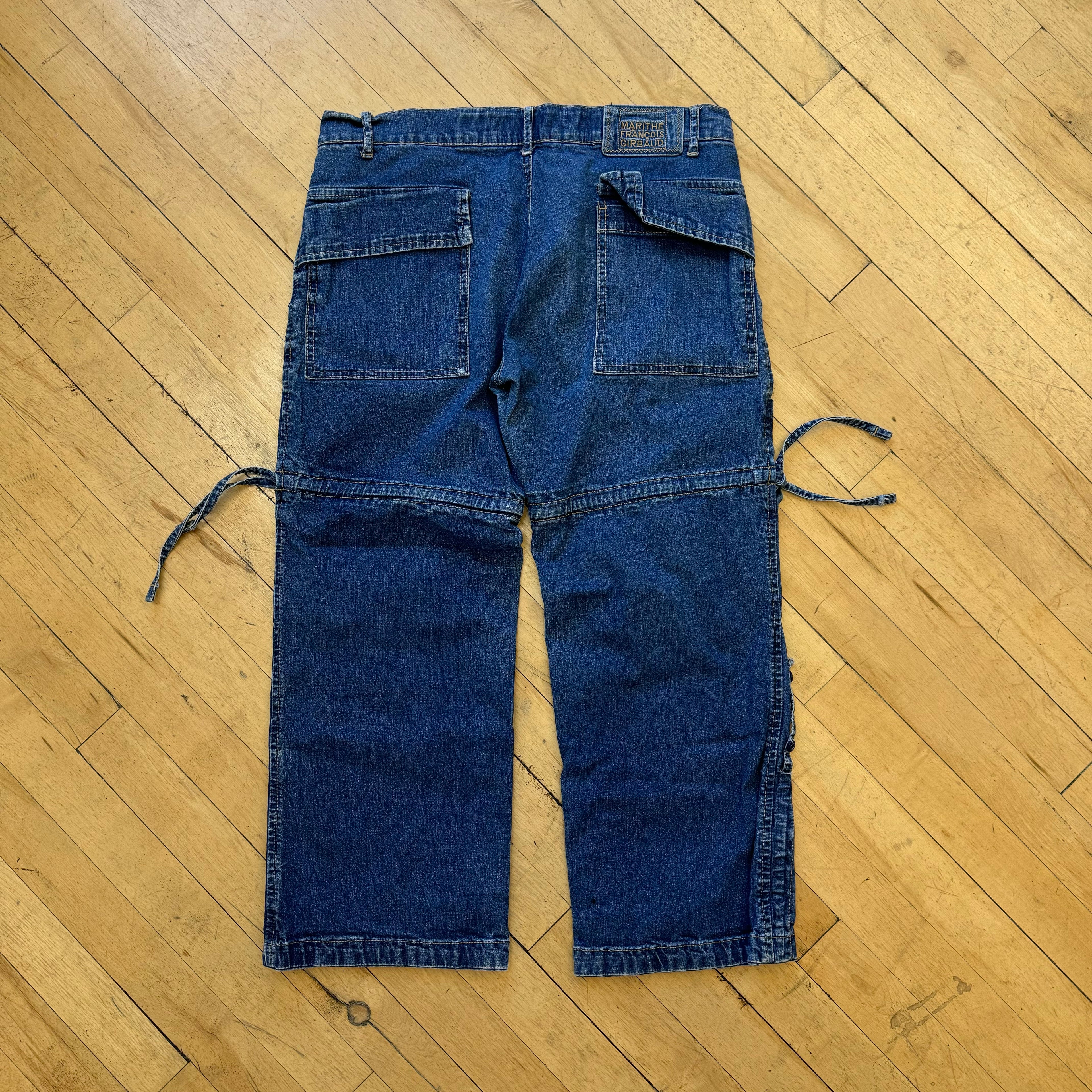 Vintage MFG Denim Cargo Jeans Sz YTH 29
