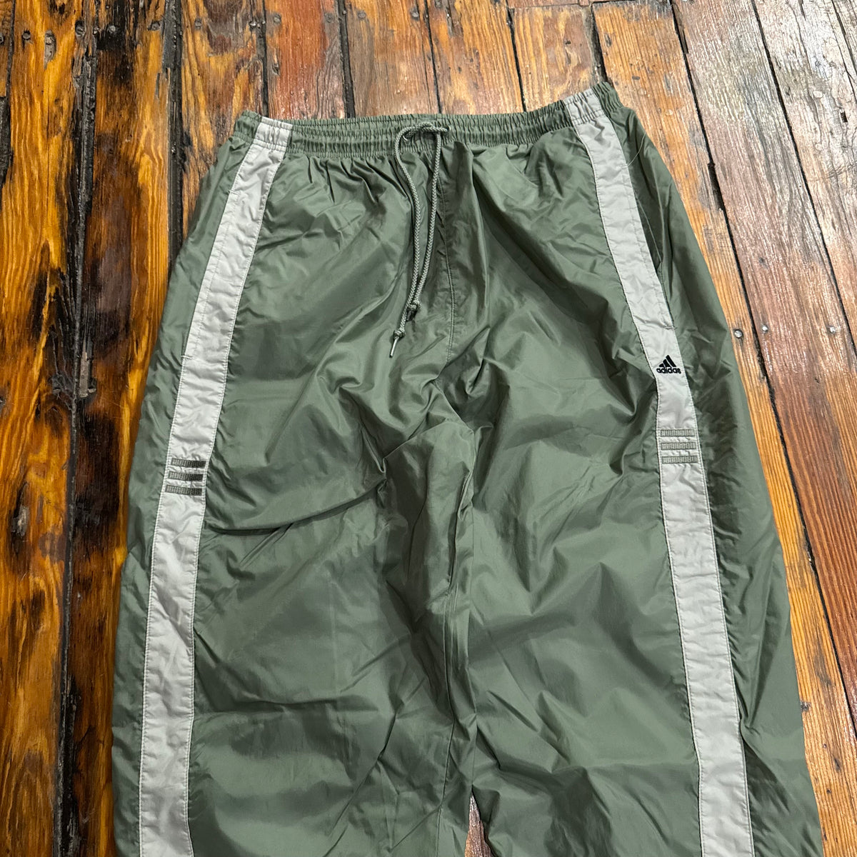 Vintage Olive Adidas TrackPants Sz M