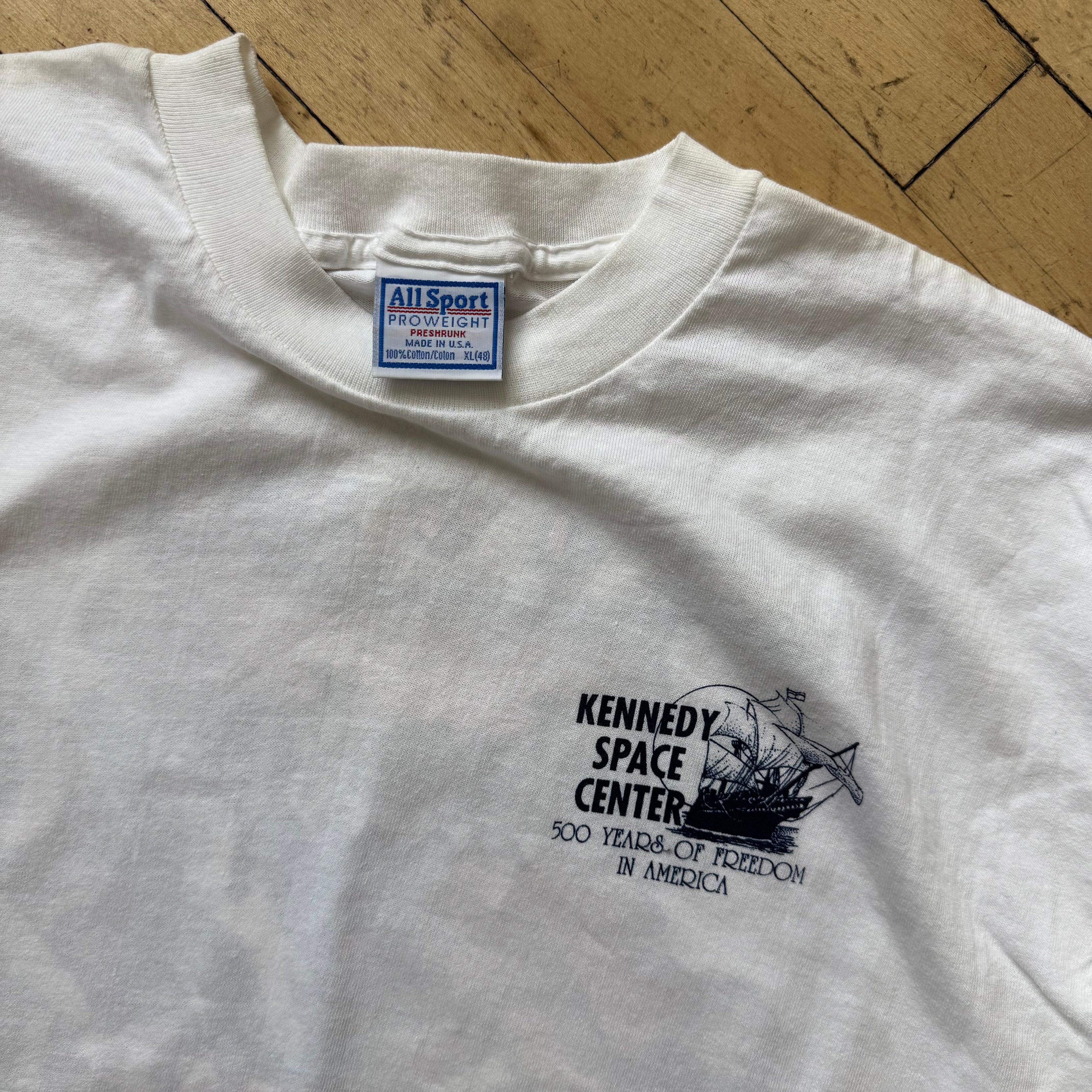 Vintage Kennedy Space Center 500 Years T-shirt Sz XL