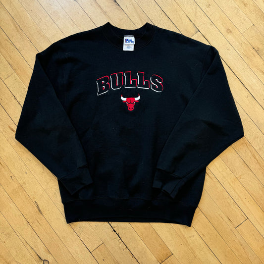 Vintage Chicago Bulls Pro Player CrewNeck Sz L