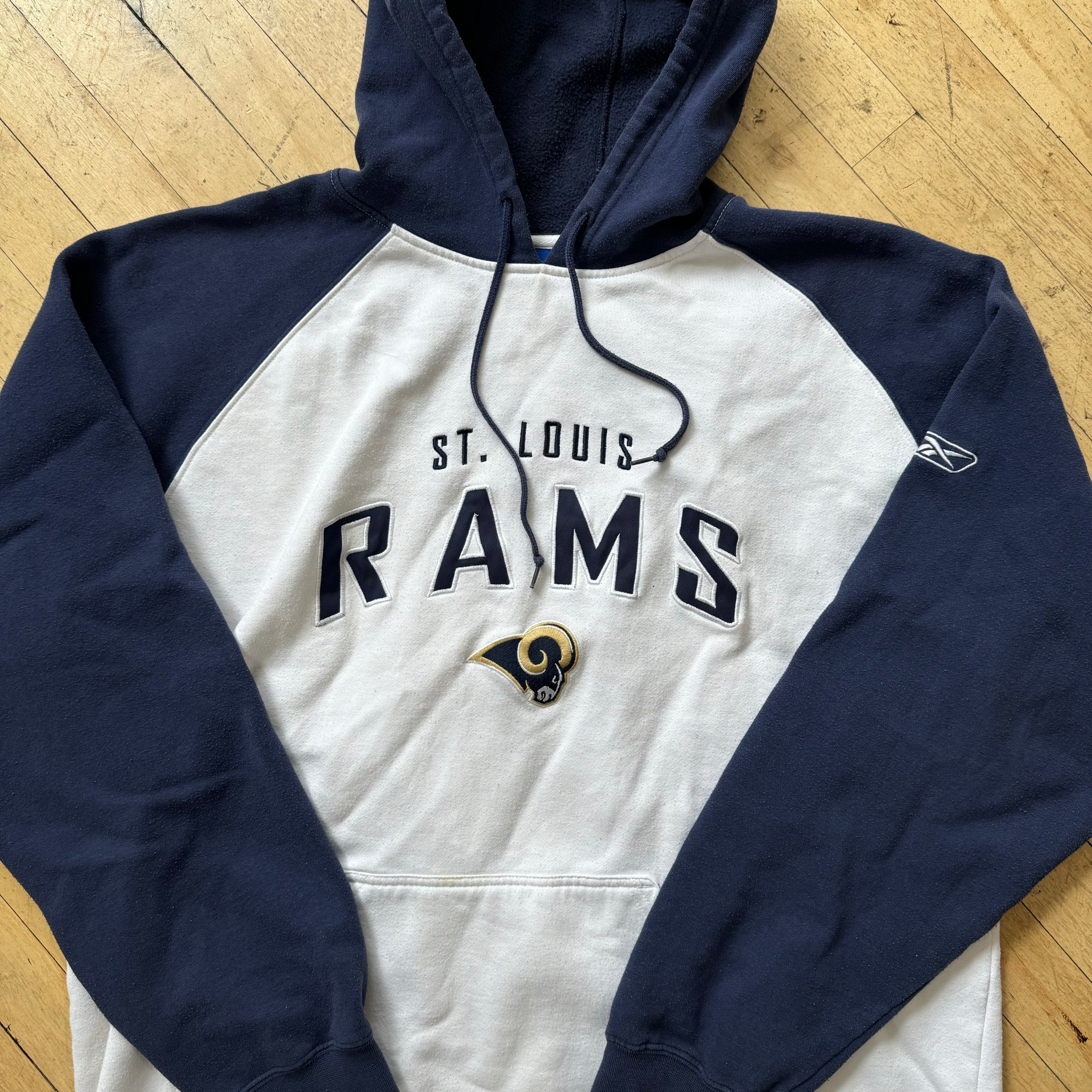Vintage St. Louis Rams Reebok Hoodie Sz XXL