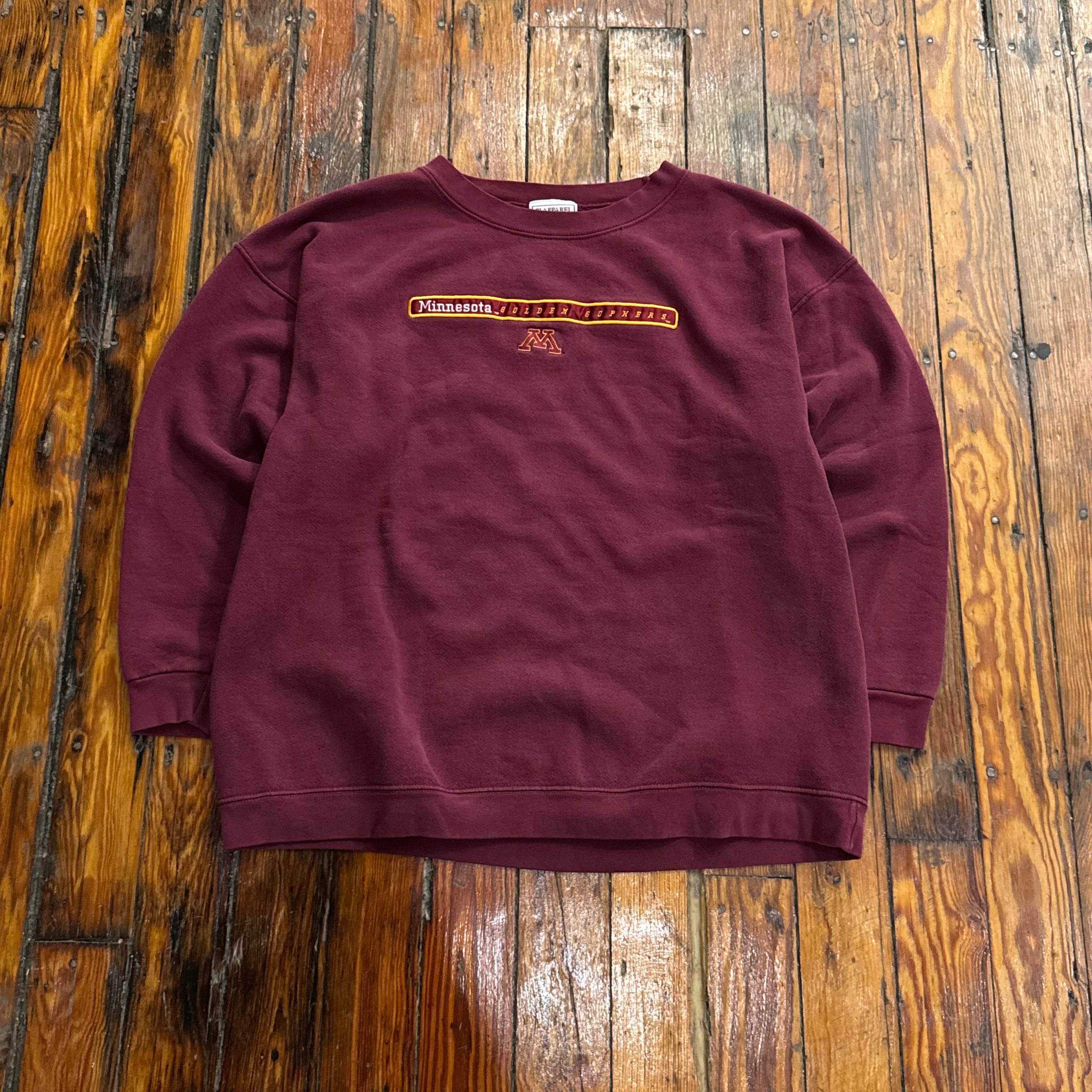 Vintage Minnesota Gophers SpellOut CrewNeck Sz XL