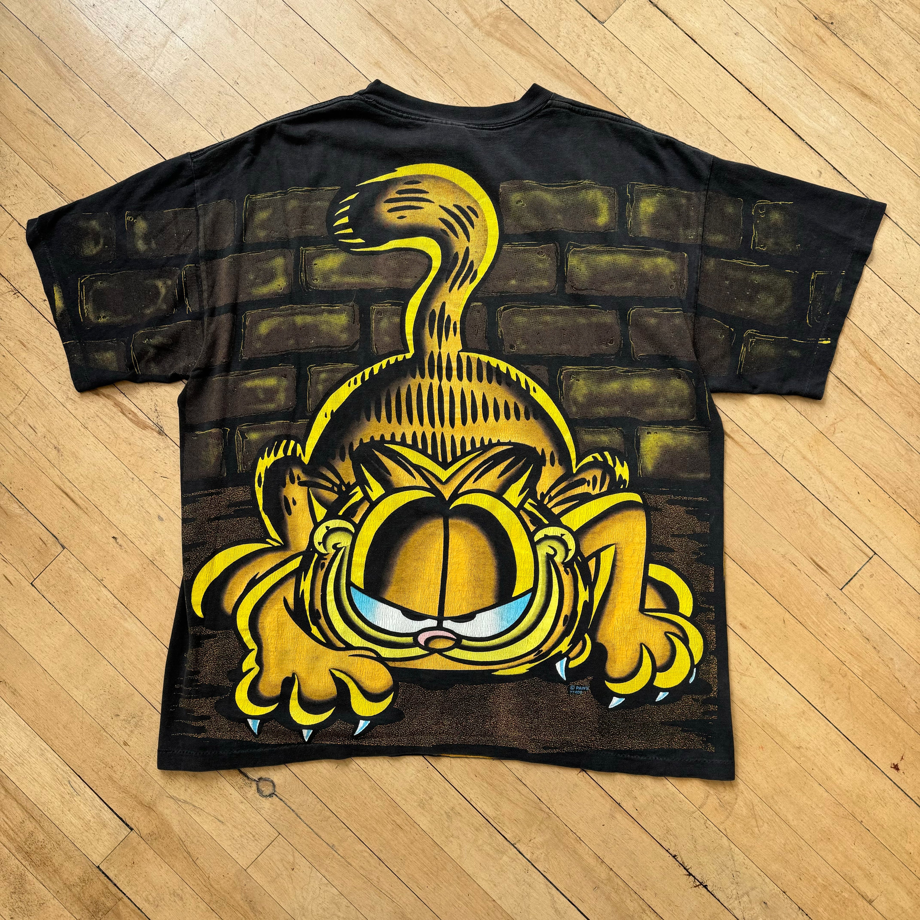 Vintage Garfield AOP T-shirt Sz XL
