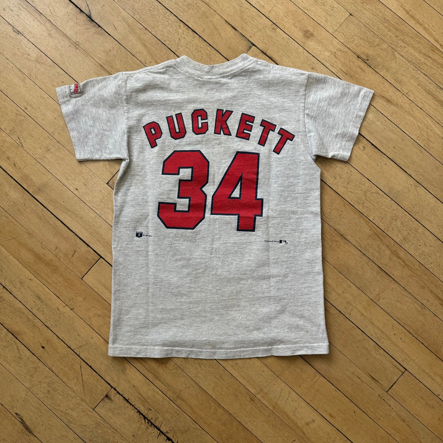 Vintage Twins Kirby Puckett T-shirt Sz YTH M