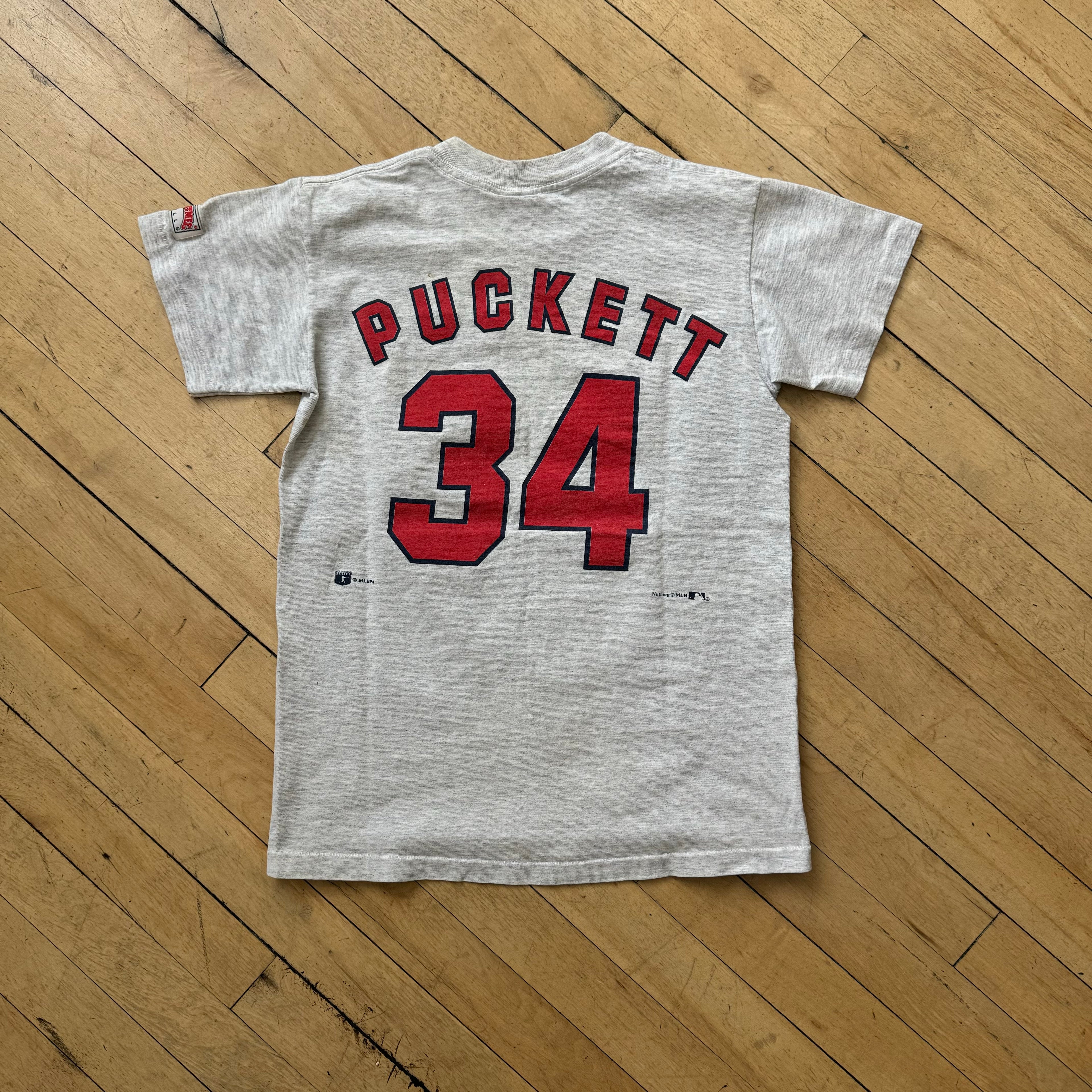 Vintage Twins Kirby Puckett T-shirt Sz YTH M