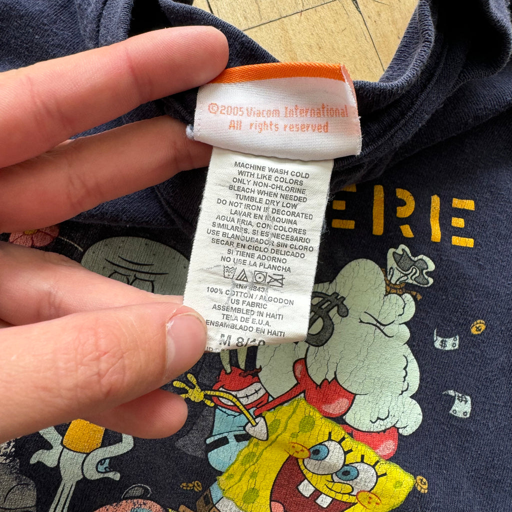 Y2K Sponge Bob T-shirt Sz YTH M