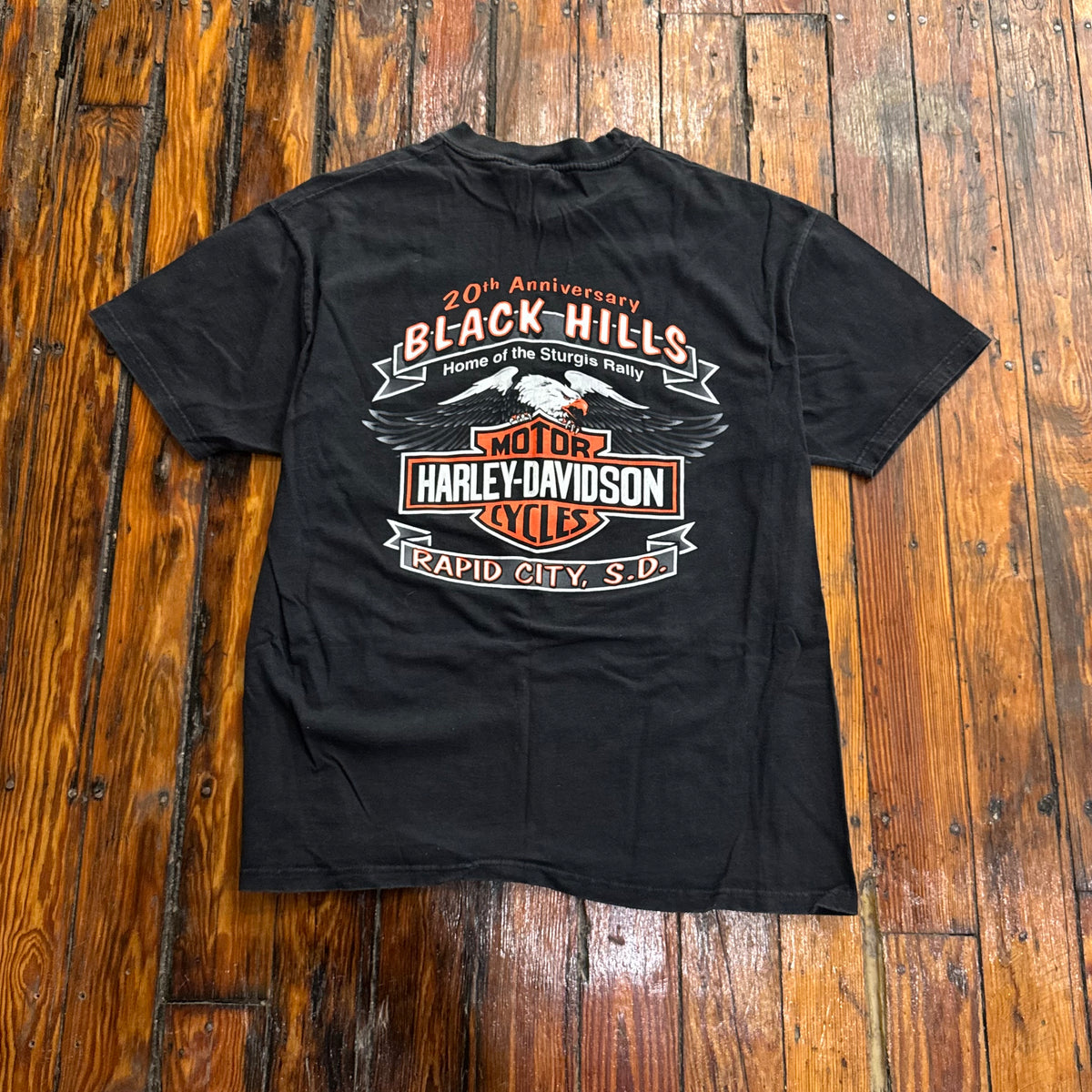 Vintage Harley Davidson Rapid City T-shirt Sz L