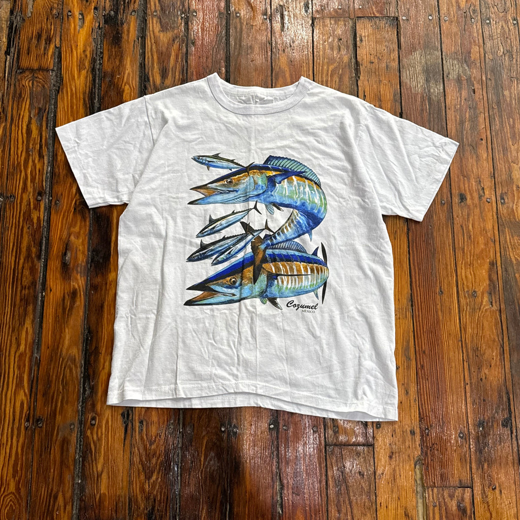 Vintage Mexico Fish T-shirt Sz L