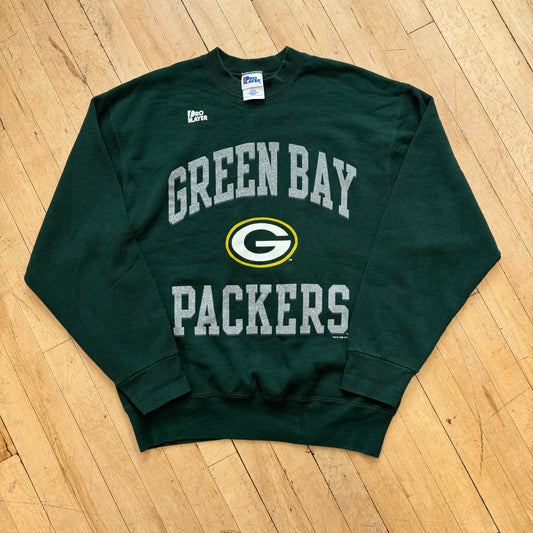 Vintage Pro Player Packers Crewneck Sz L