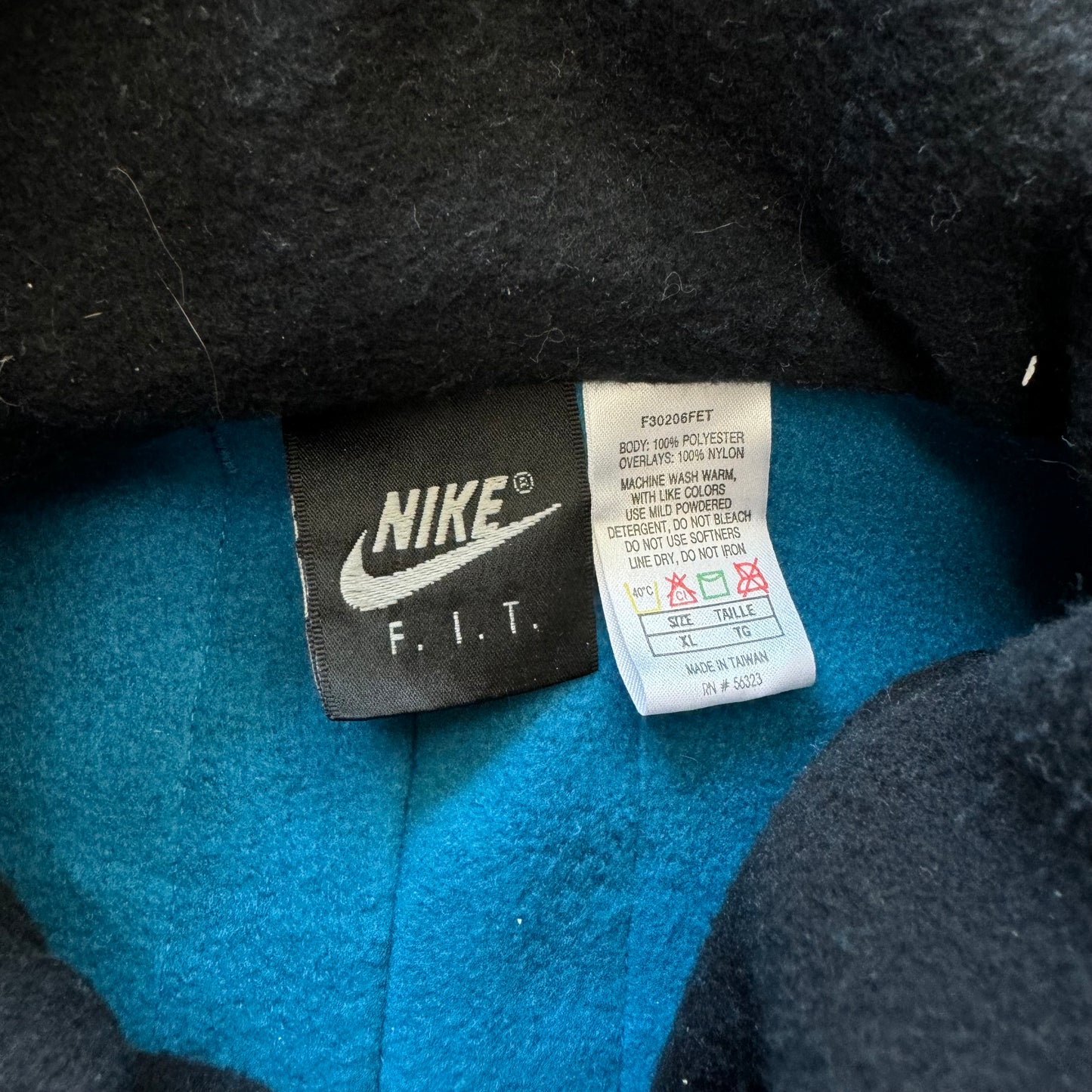 Vintage Fleece Nike F.I.T. sweatsuit Jacket & Pants Sz XL