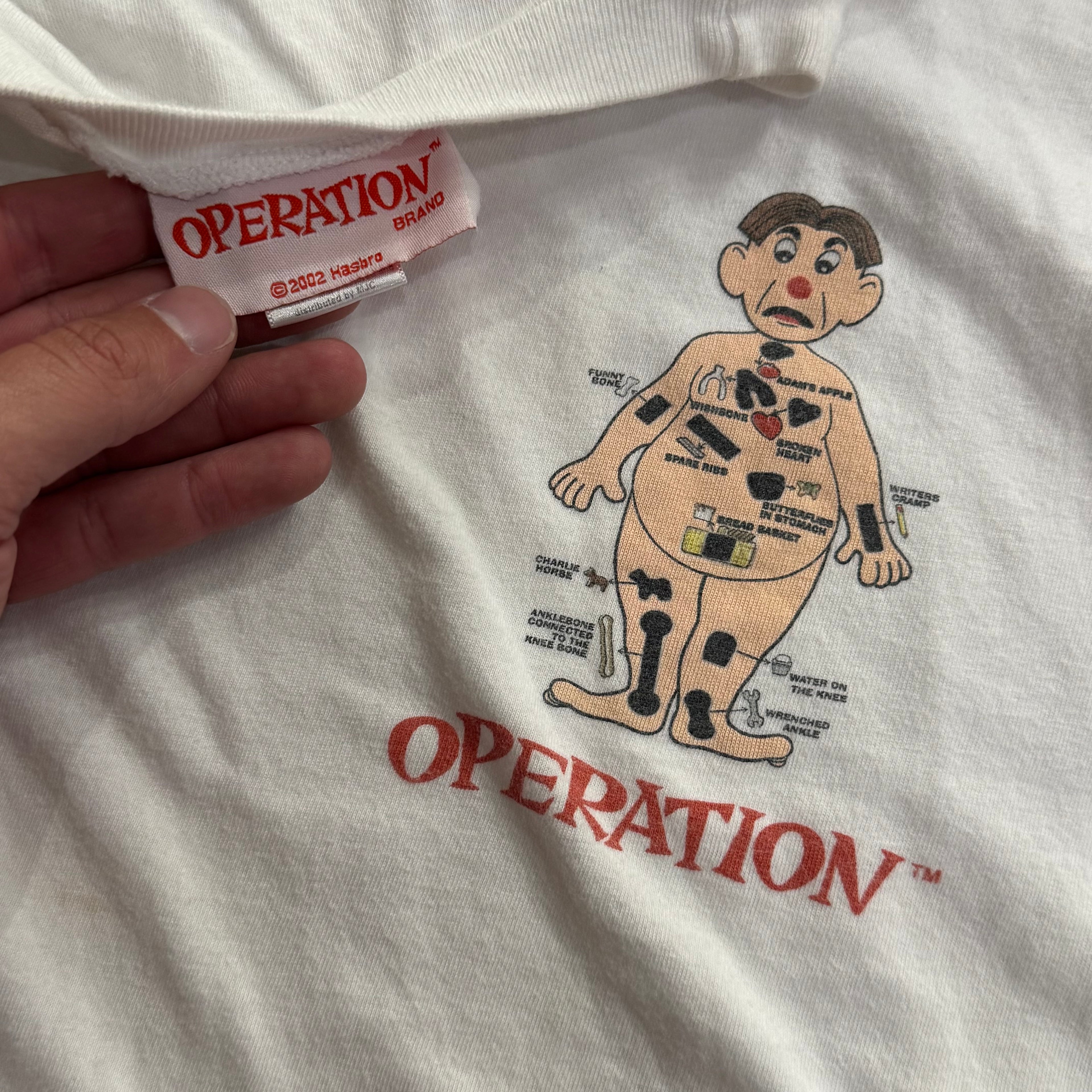 Vintage Operation Board Game T-shirt Sz L