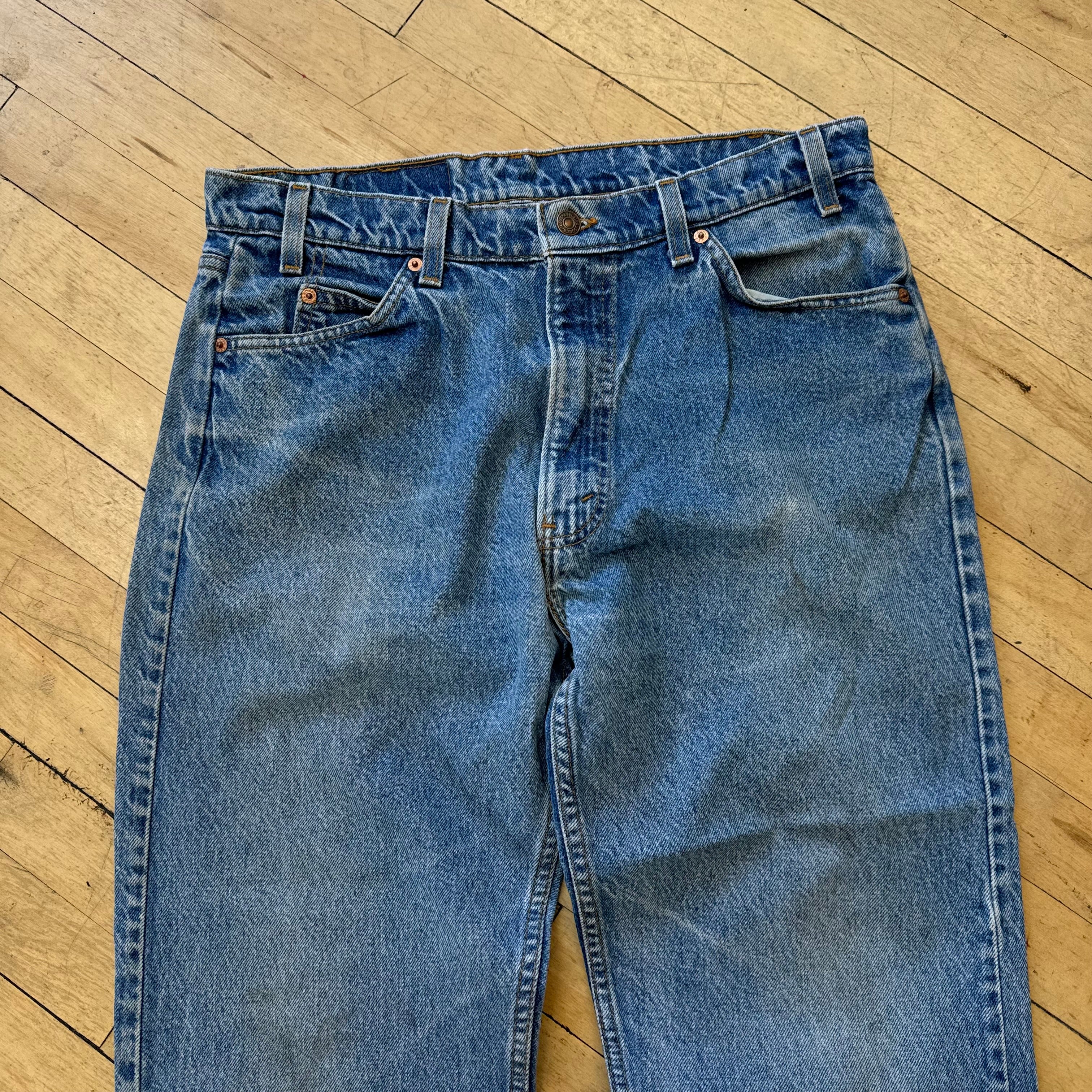 Vintage Levi Orange Tab Denim Jeans Sz 36x30