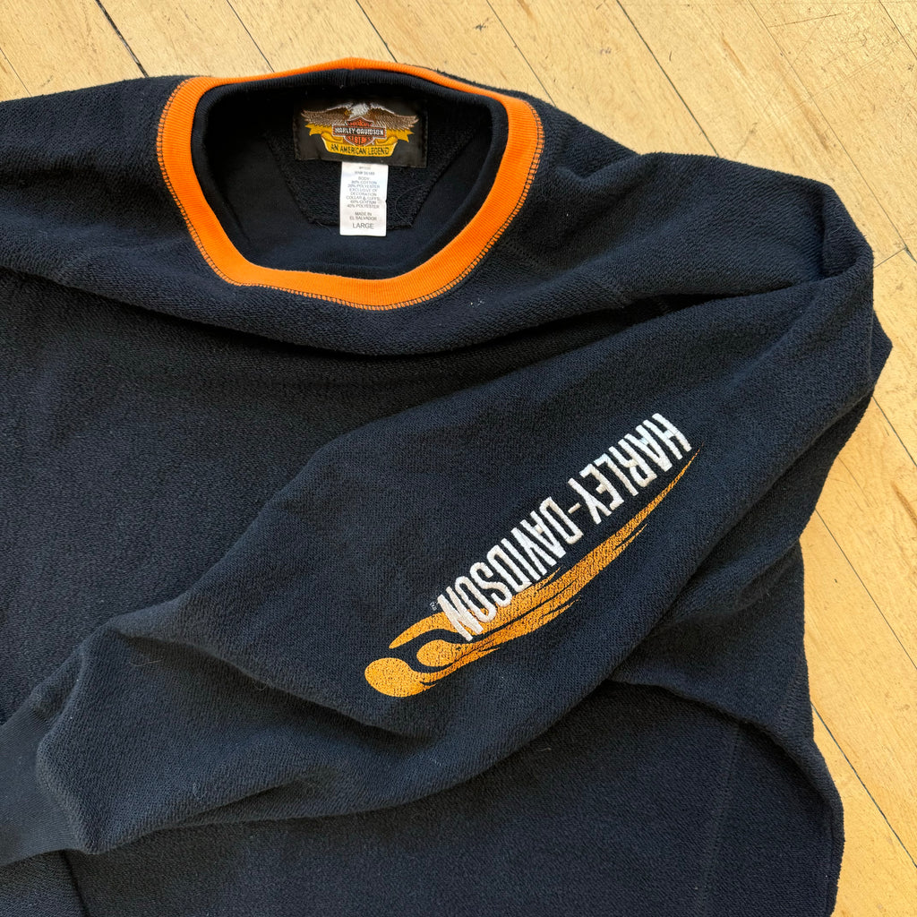 Vintage Harley Davidson Crewneck Sz L