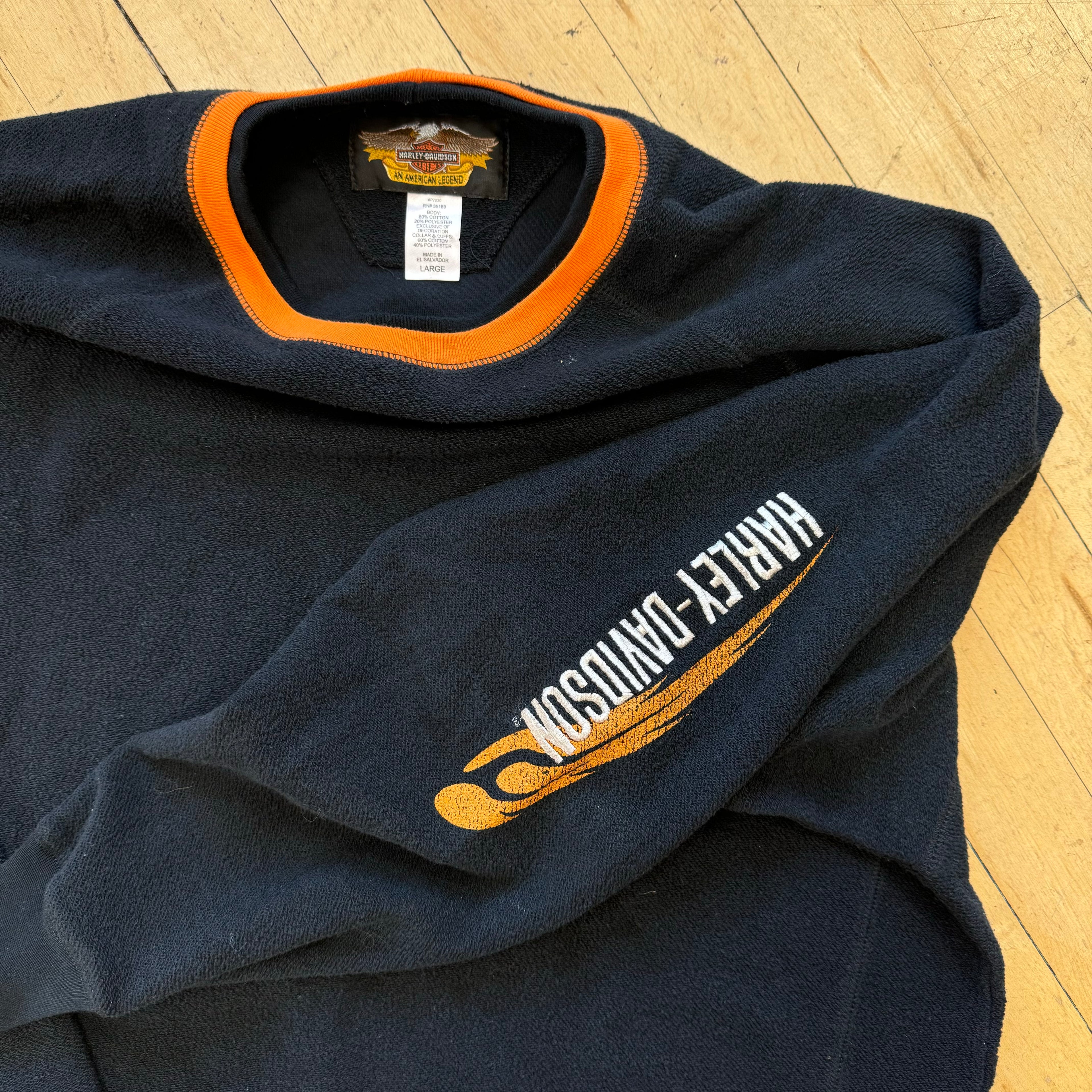 Vintage Harley Davidson Crewneck Sz L