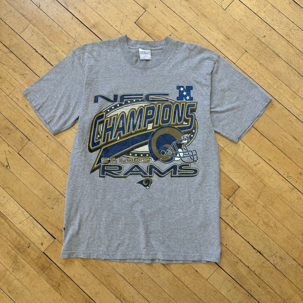 Vintage NFC Champions Rams T-shirt Sz L