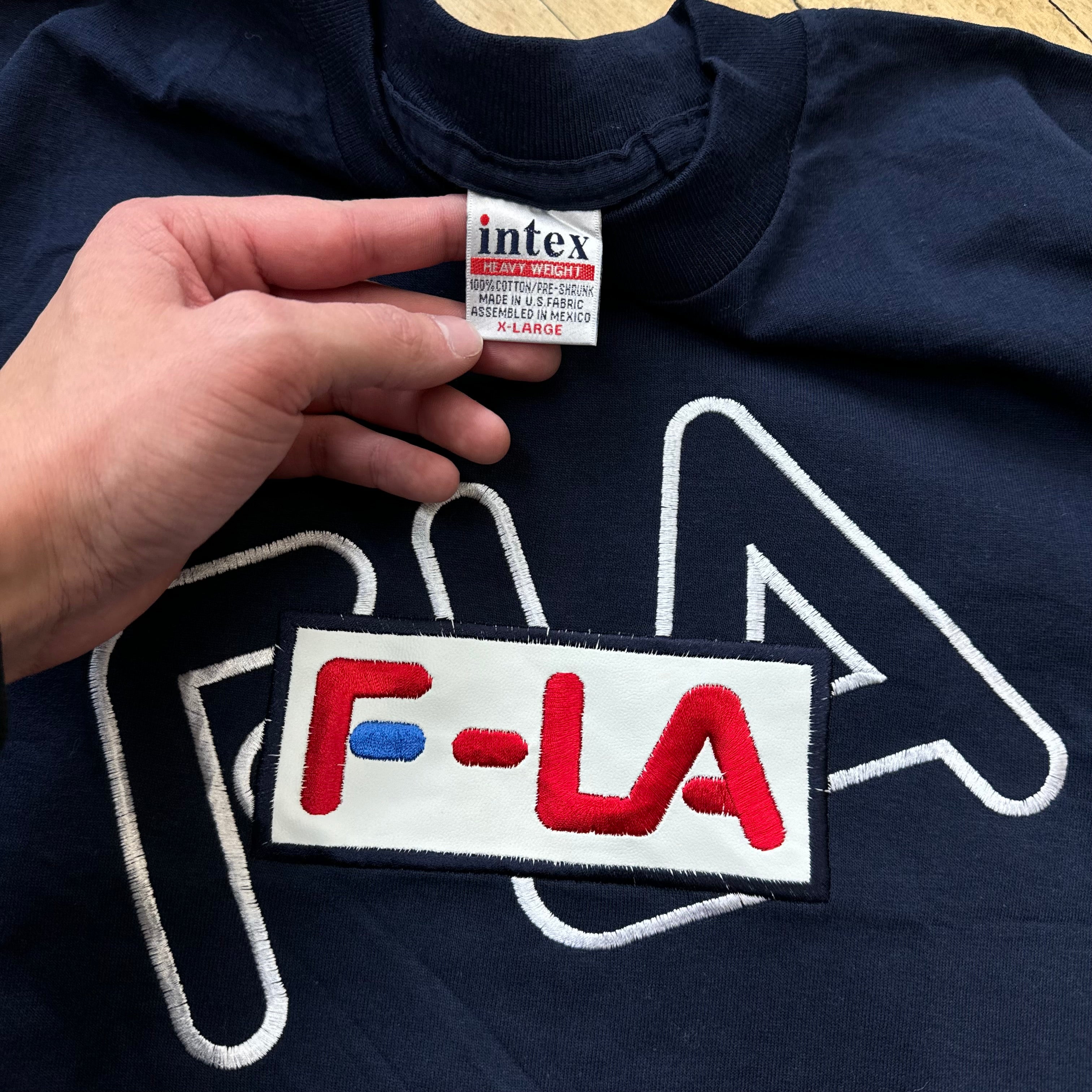 Vintage bootleg Fila T-shirt Sz XL
