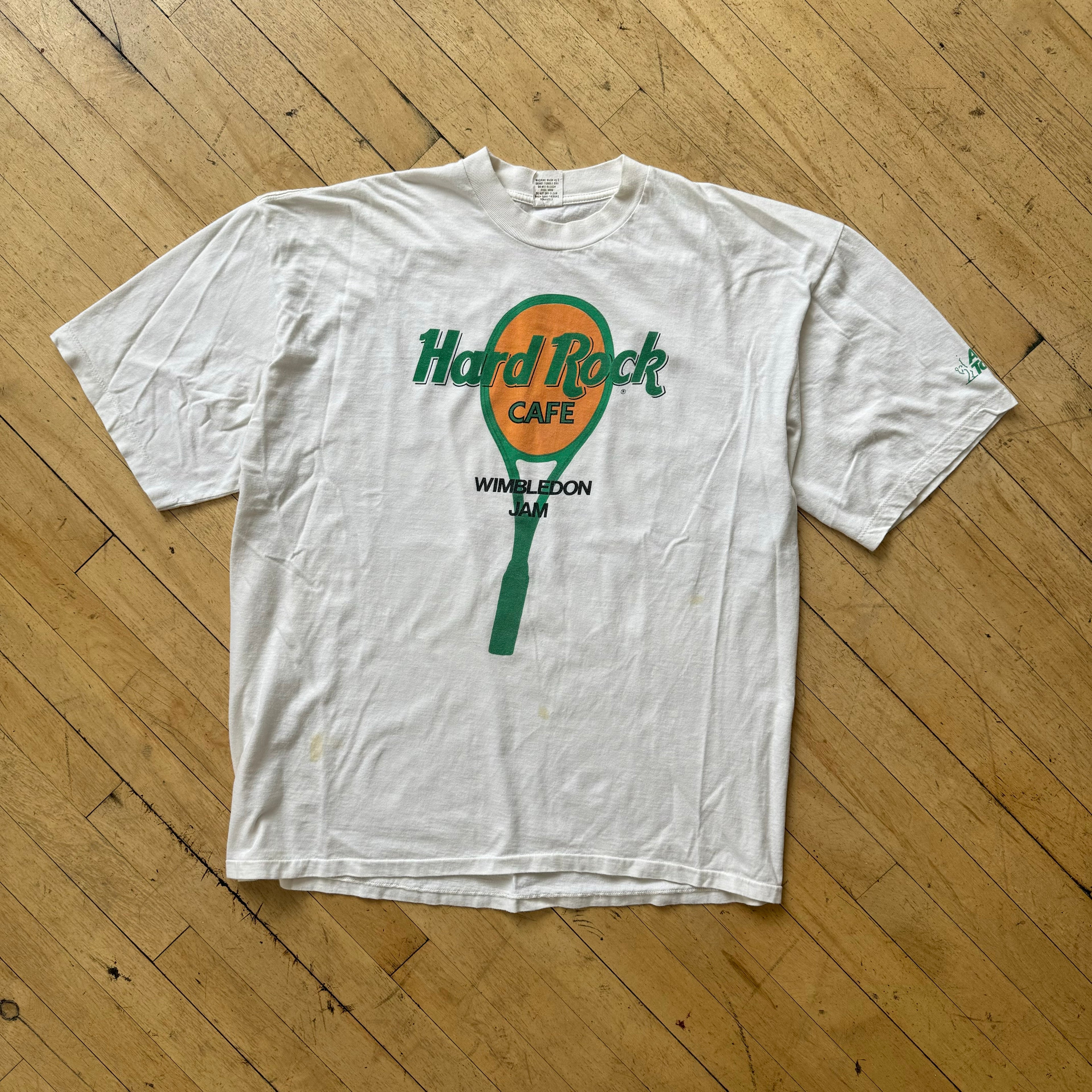 Vintage Hard Rock Wimbledon Jam T-shirt Sz XL