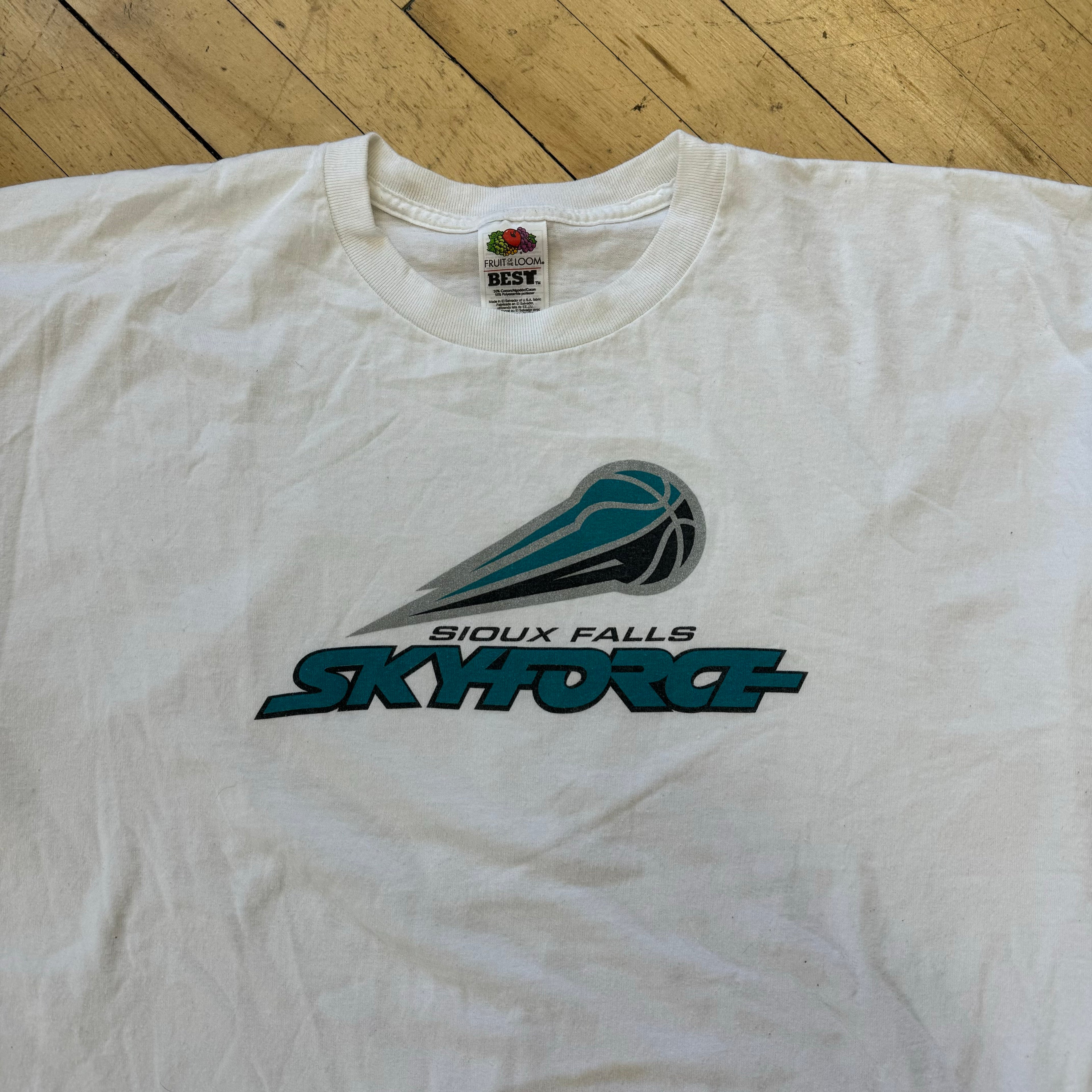Vintage Sioux Falls Sky Force Logo T-shirt Sz XL