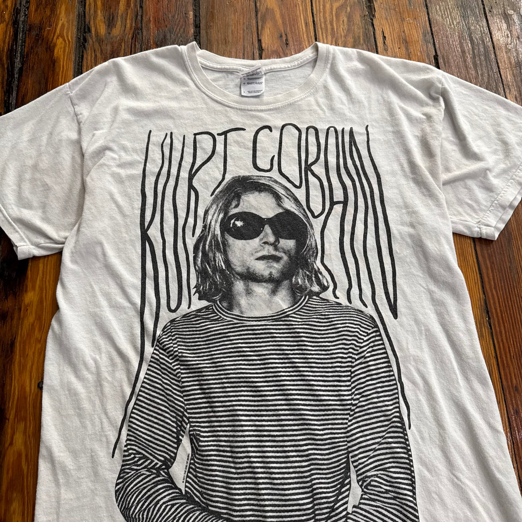 Y2K Kurt Cobain T-shirt Sz L