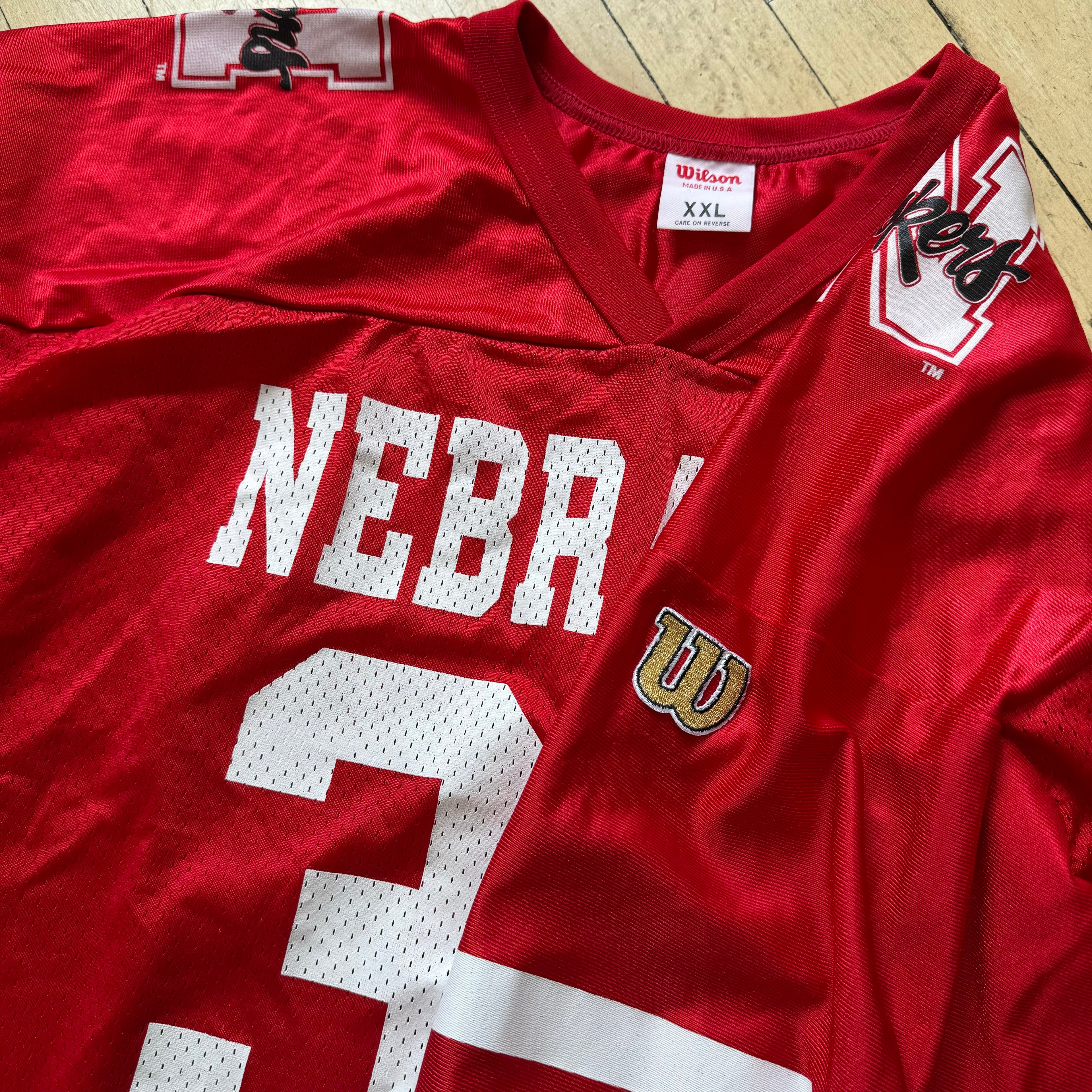 Vintage Wilson Nebraska Football Jersey Sz XXL