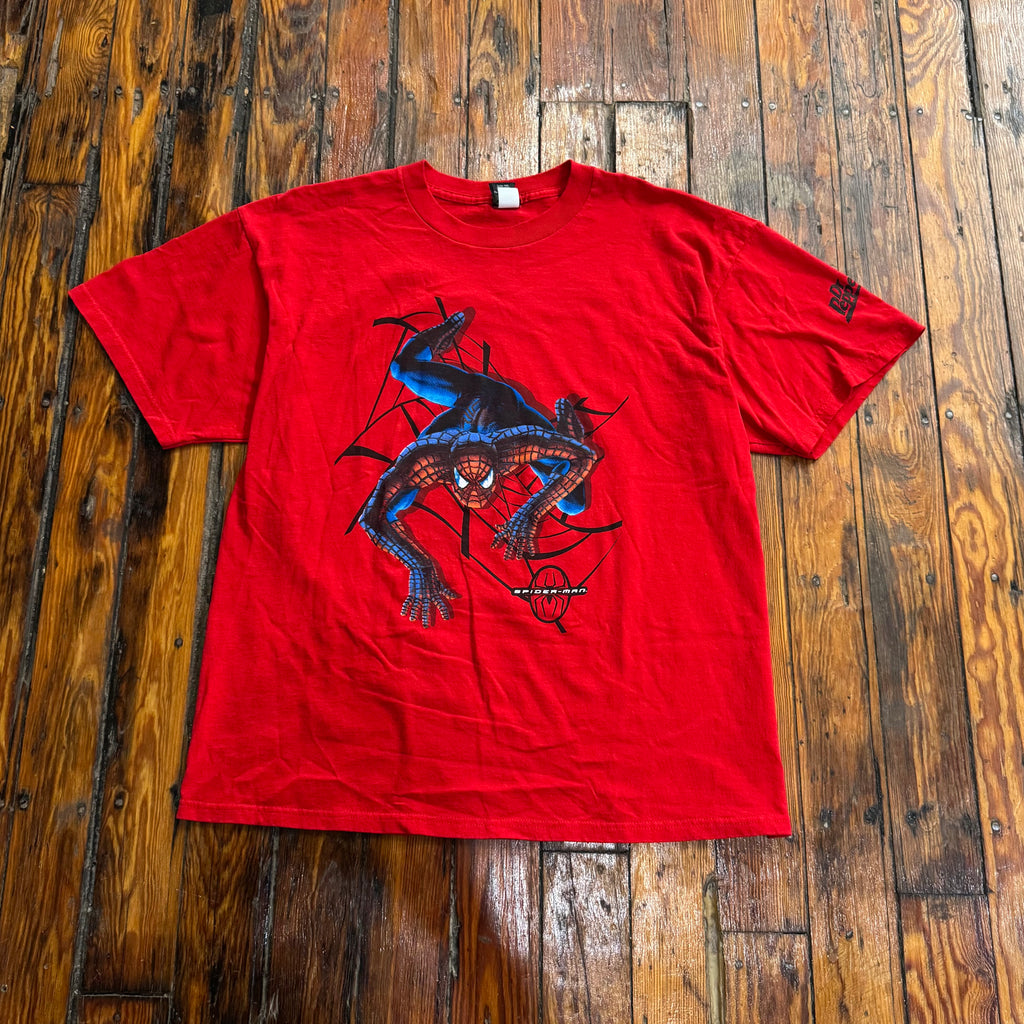Vintage Spider Man Movie Promo T-shirt Sz XL (NEW)