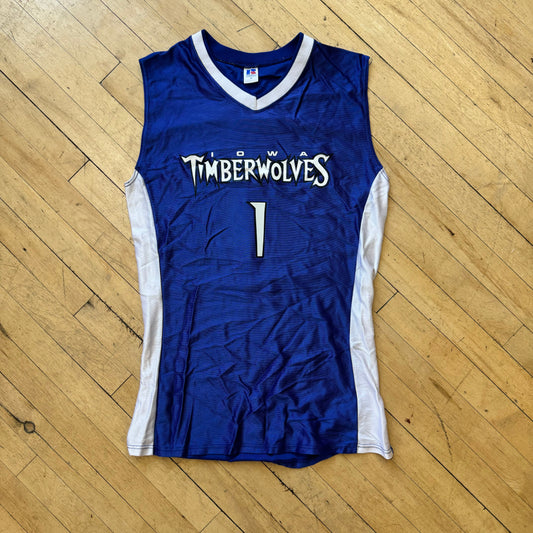 Vintage Iowa Timberwolves Jersey Sz M