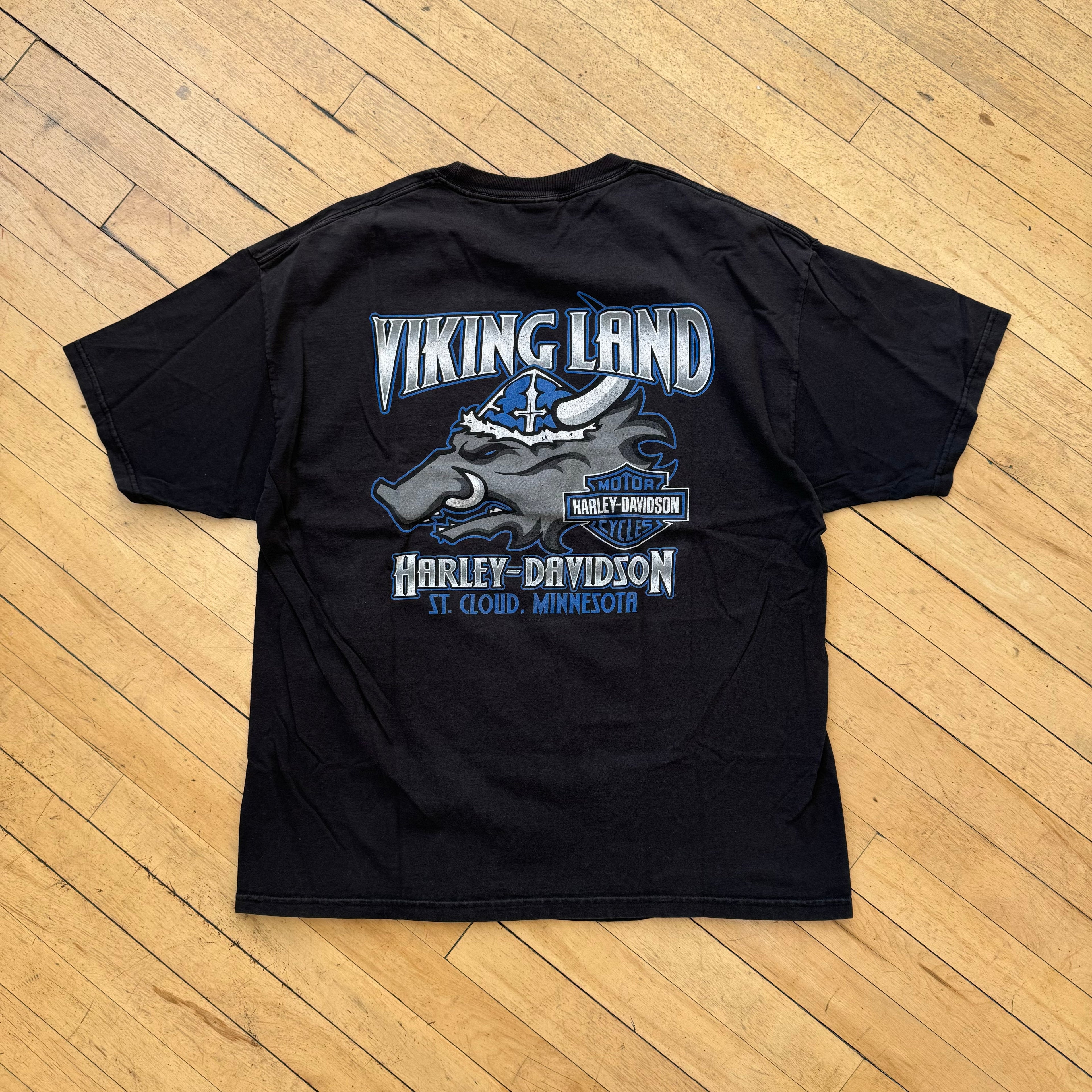 Vintage Harley Davidson Viking Land Sz L