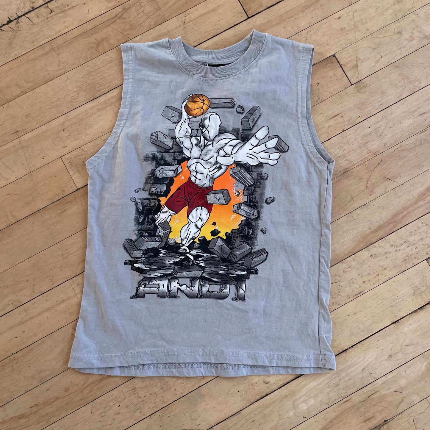 2000s And-1 Tank Top T-shirt Sz YTH L