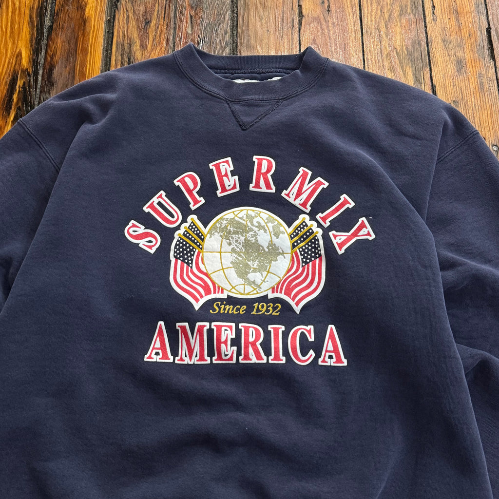 Vintage Supermix America Crewneck Sz XL