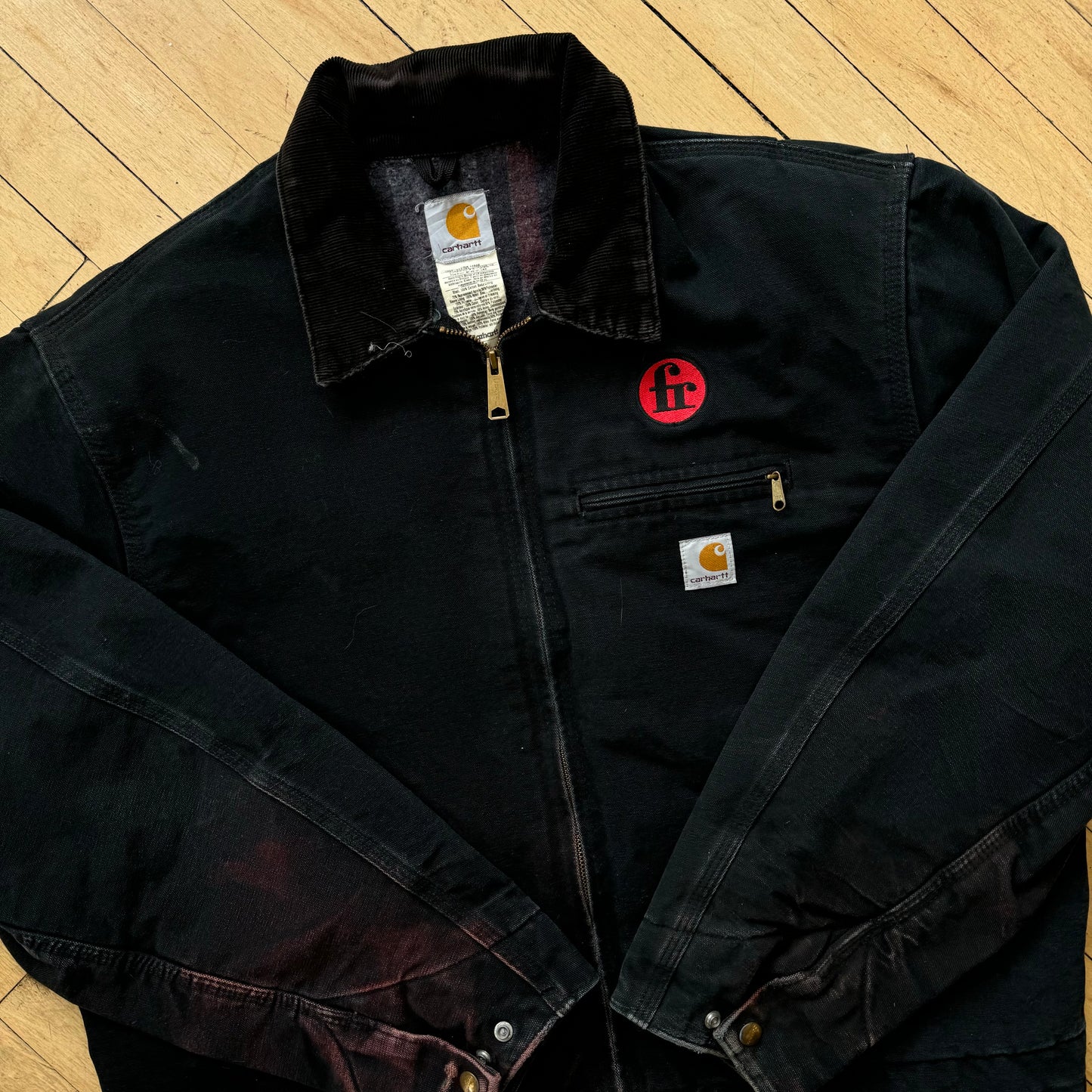 Vintage BLK Carhartt Detroit Jacket Sz L