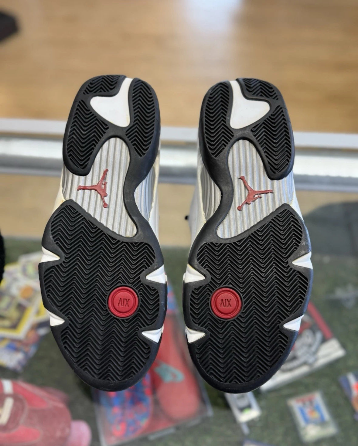 Jordan 14 Black Toe Sample Sz 11