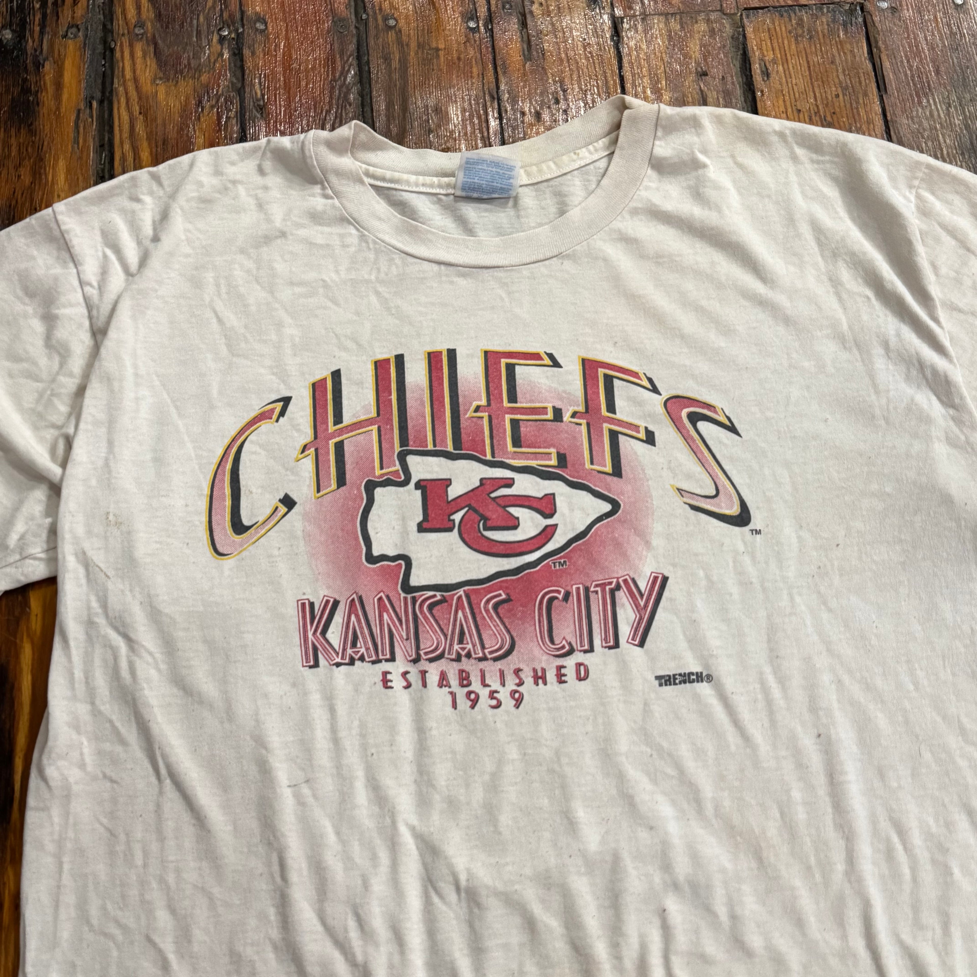 Vintage Kansas City Chiefs T-shirt Sz XL