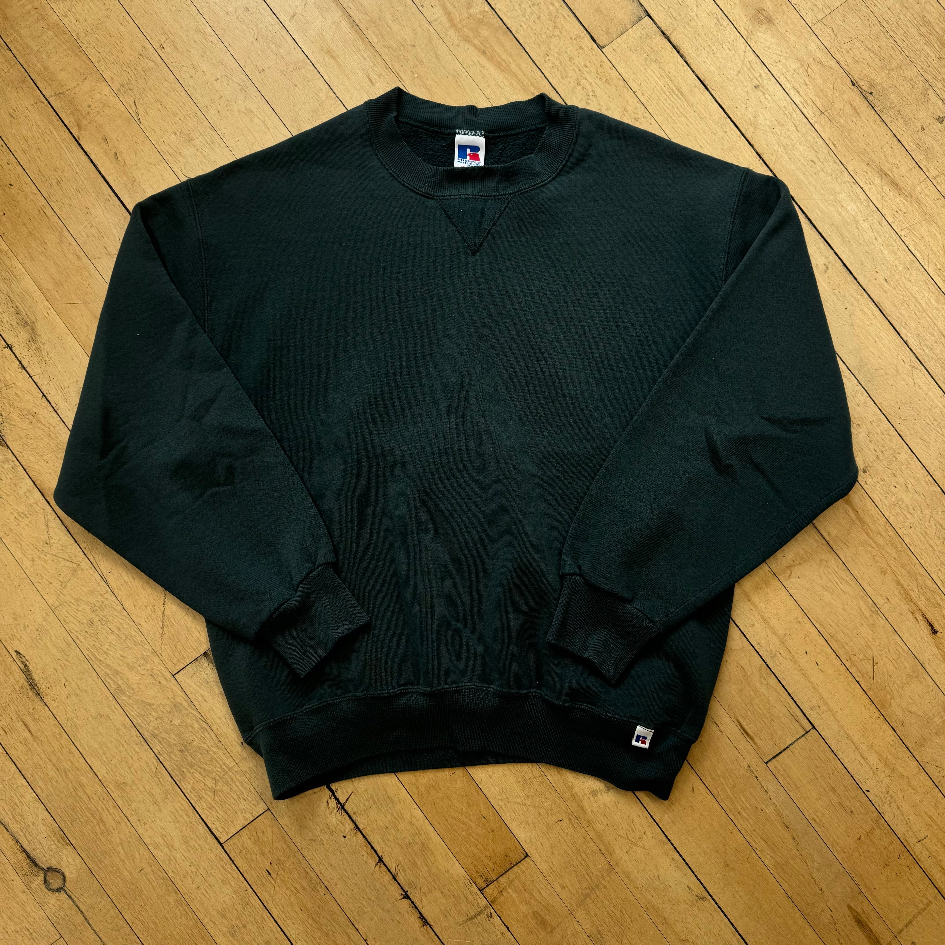 Vintage USA Green Russell Crewneck Sz M