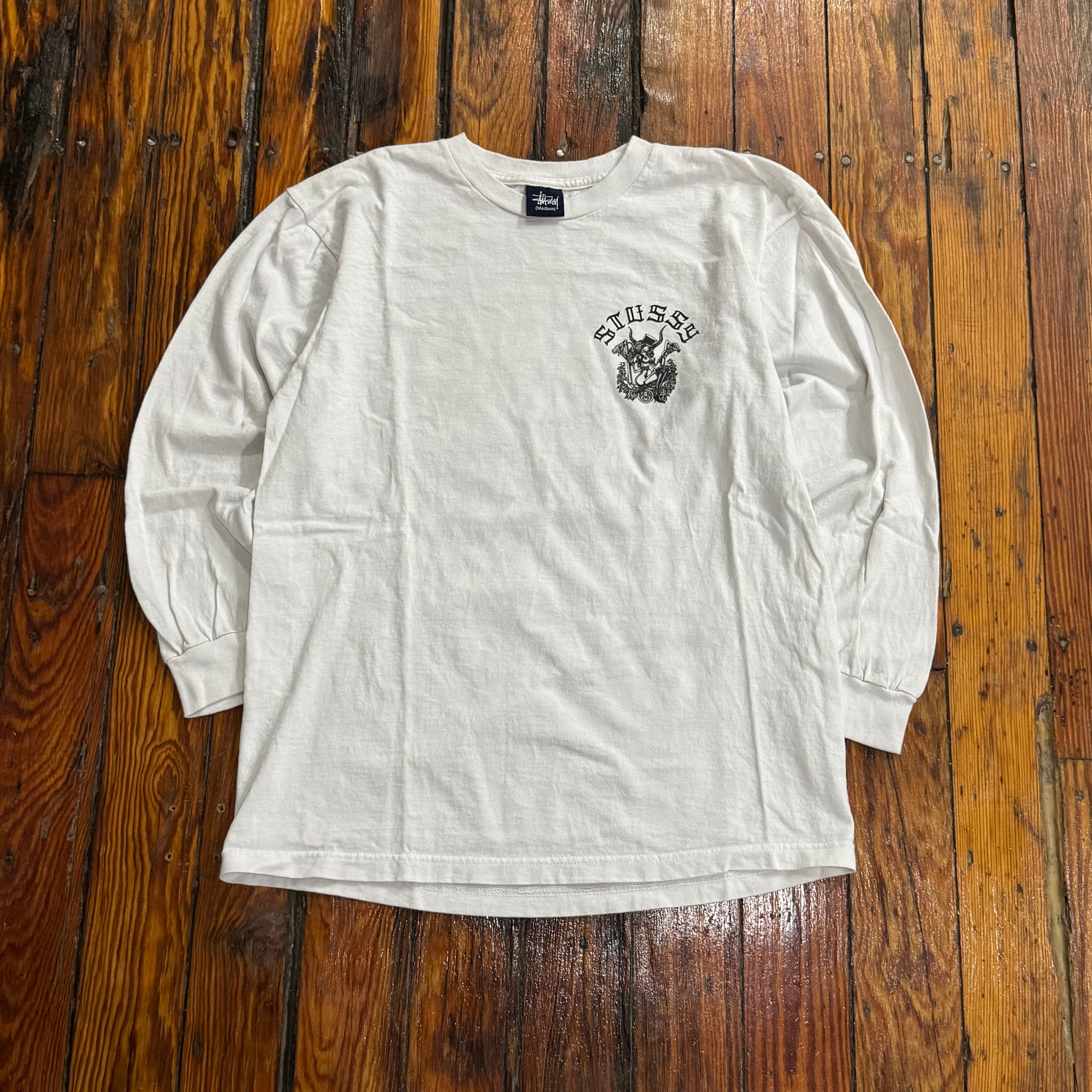 Vintage Stussy Worldwide Long Sleeve T-shirt Sz M
