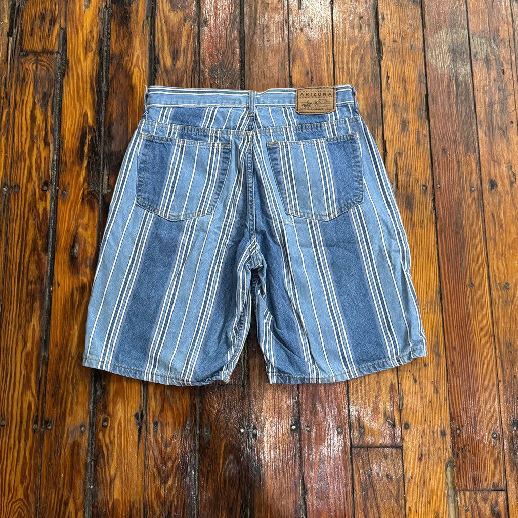 Vintage Striped Arizona Jean Shorts Sz 32