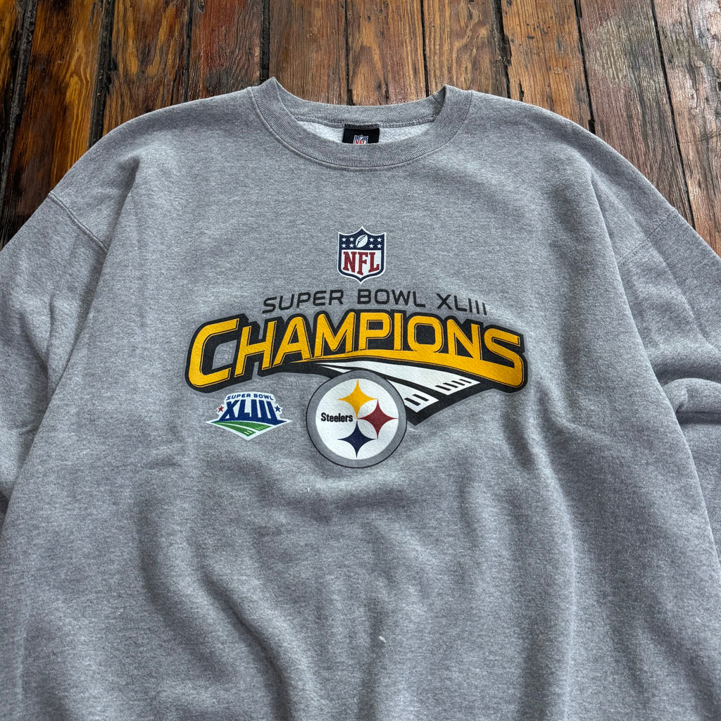 Vintage Steelers Super Bowl Champions CrewNeck Sz L