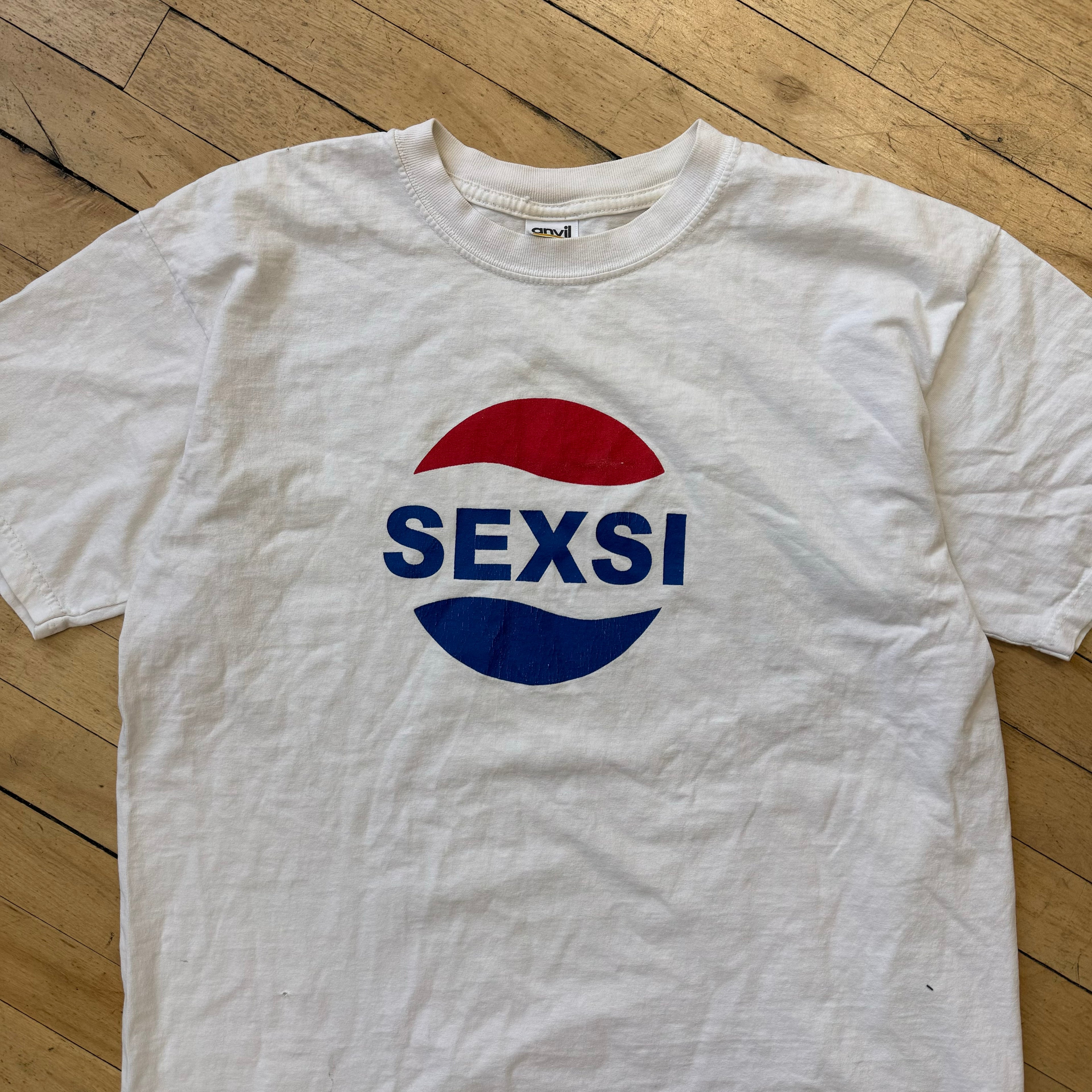 Vintage Sexsi Pepsi Parody T-shirt Sz L