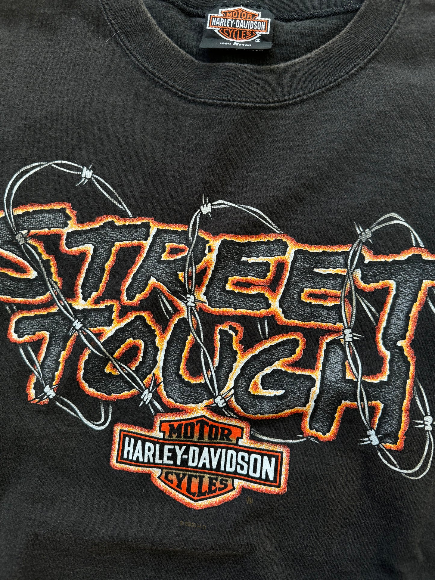 Vintage Harley Street Tough Sleeveless T-shirt Sz L