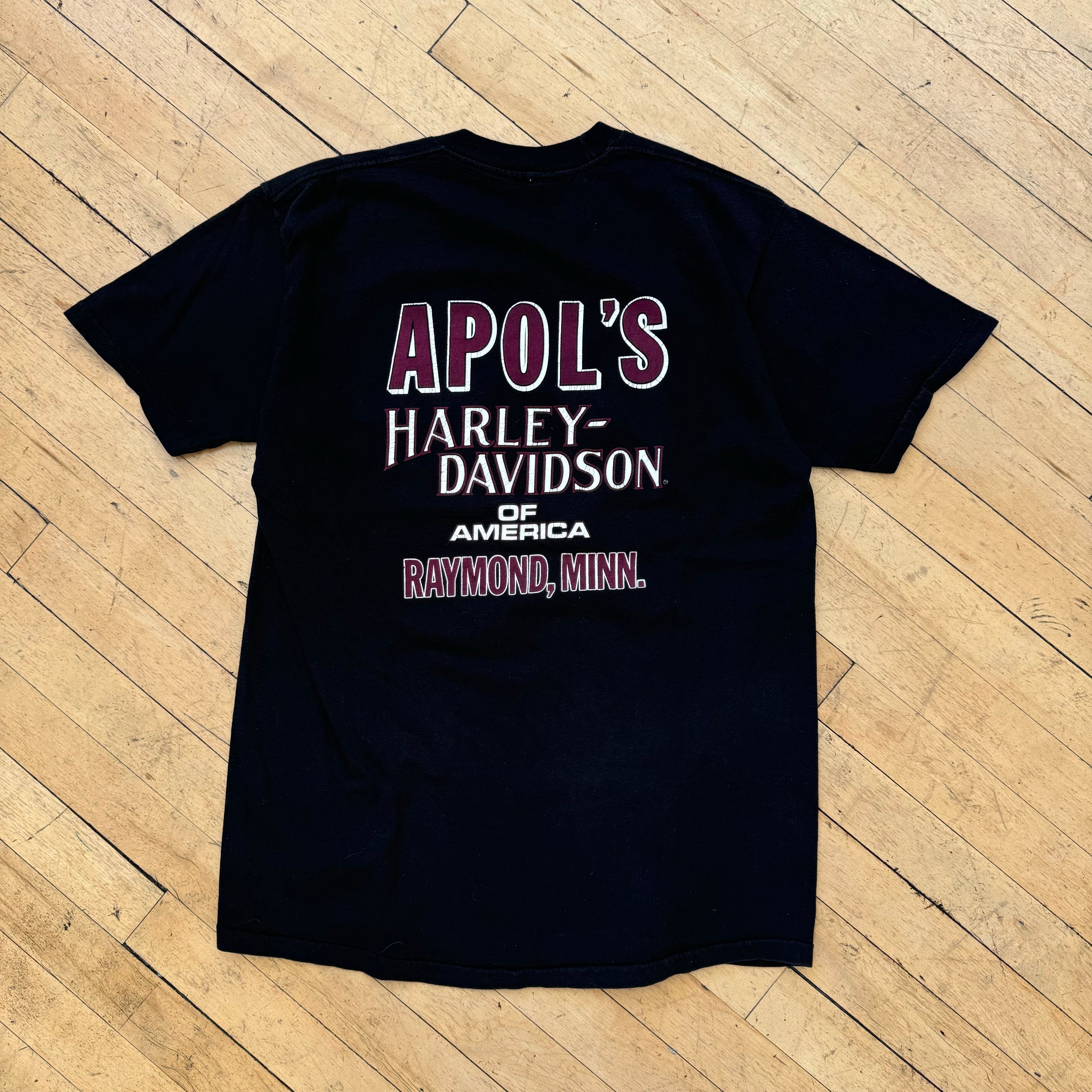 Vintage Harley Born In The USA T-shirt Sz L