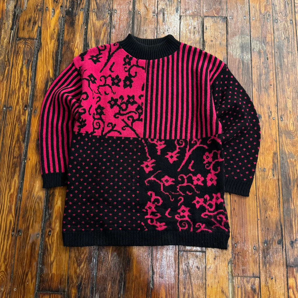 Vintage Nan Dosey Pattern Sweater Sz M