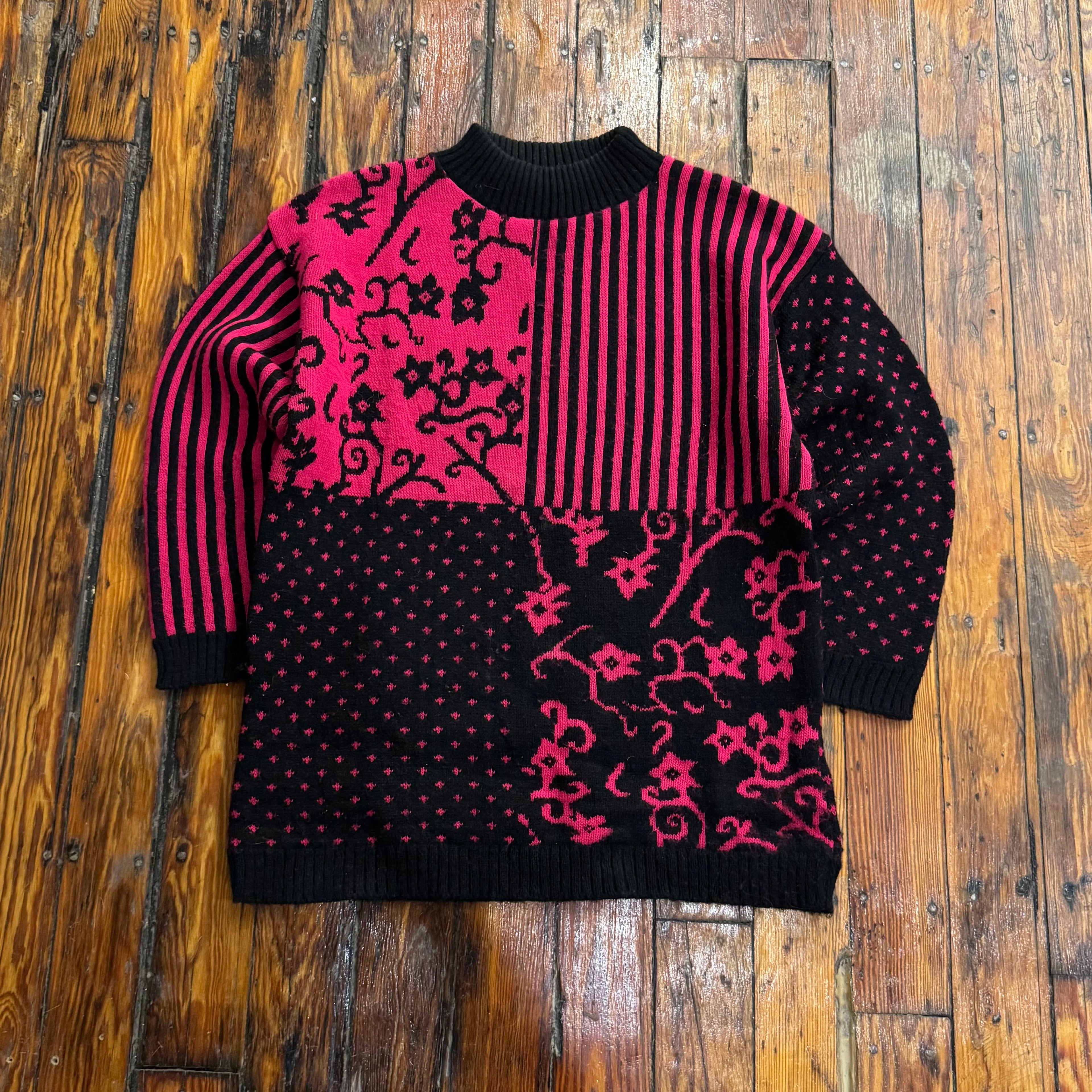 Vintage Nan Dosey Pattern Sweater Sz M