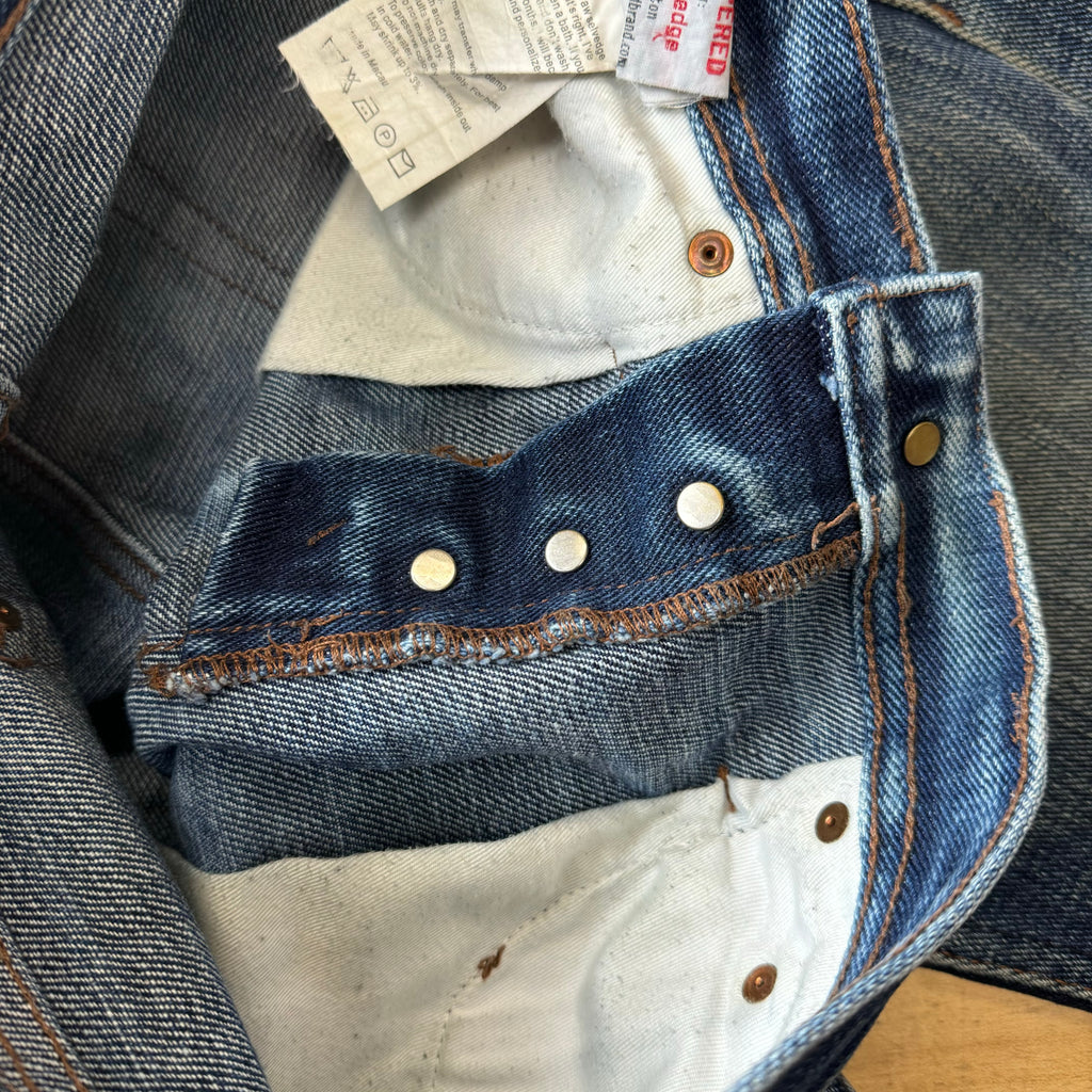 UB221 Selvedge Denim Washed Jeans Sz 30x32