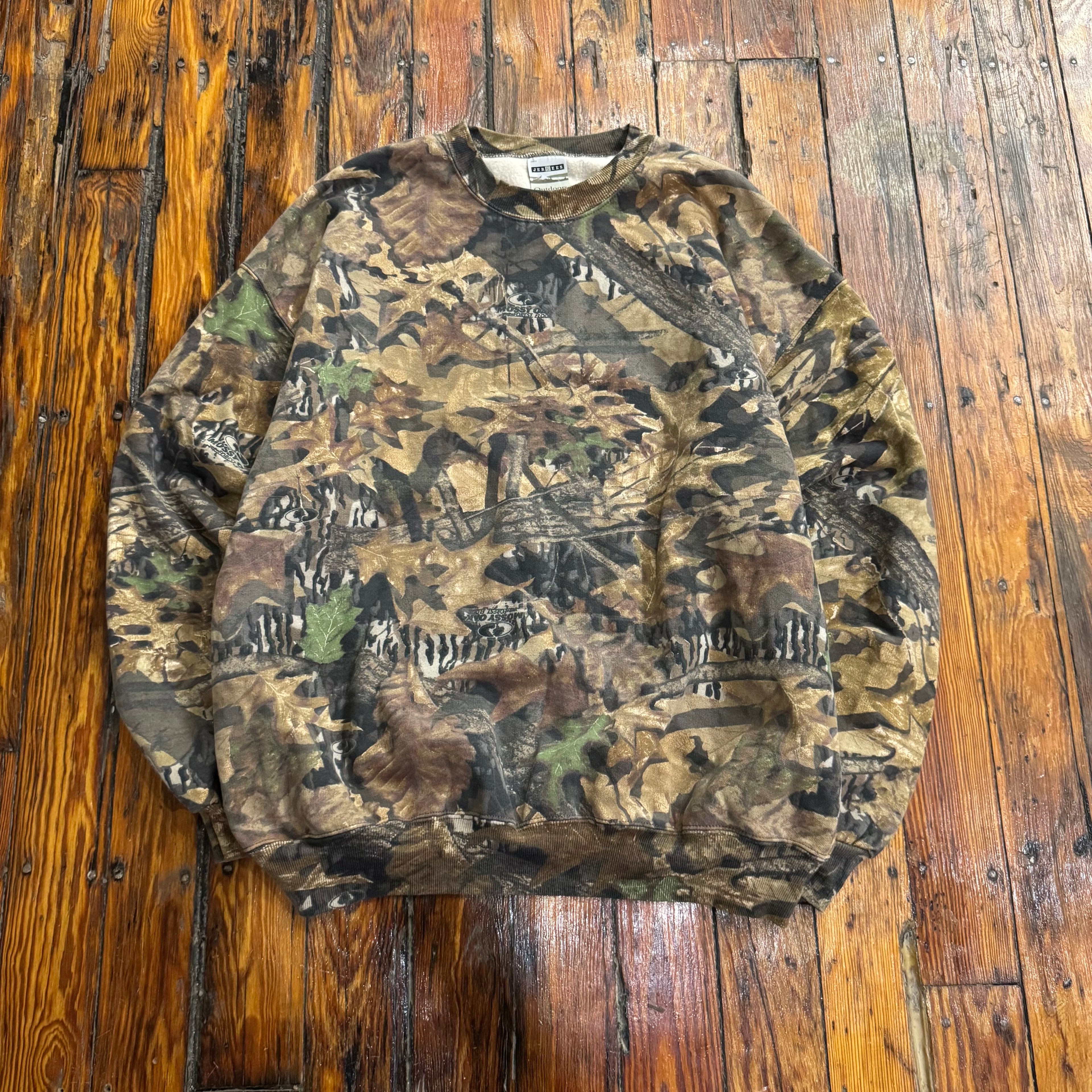 Vintage Jerzees Camo Crewneck Sz XXL