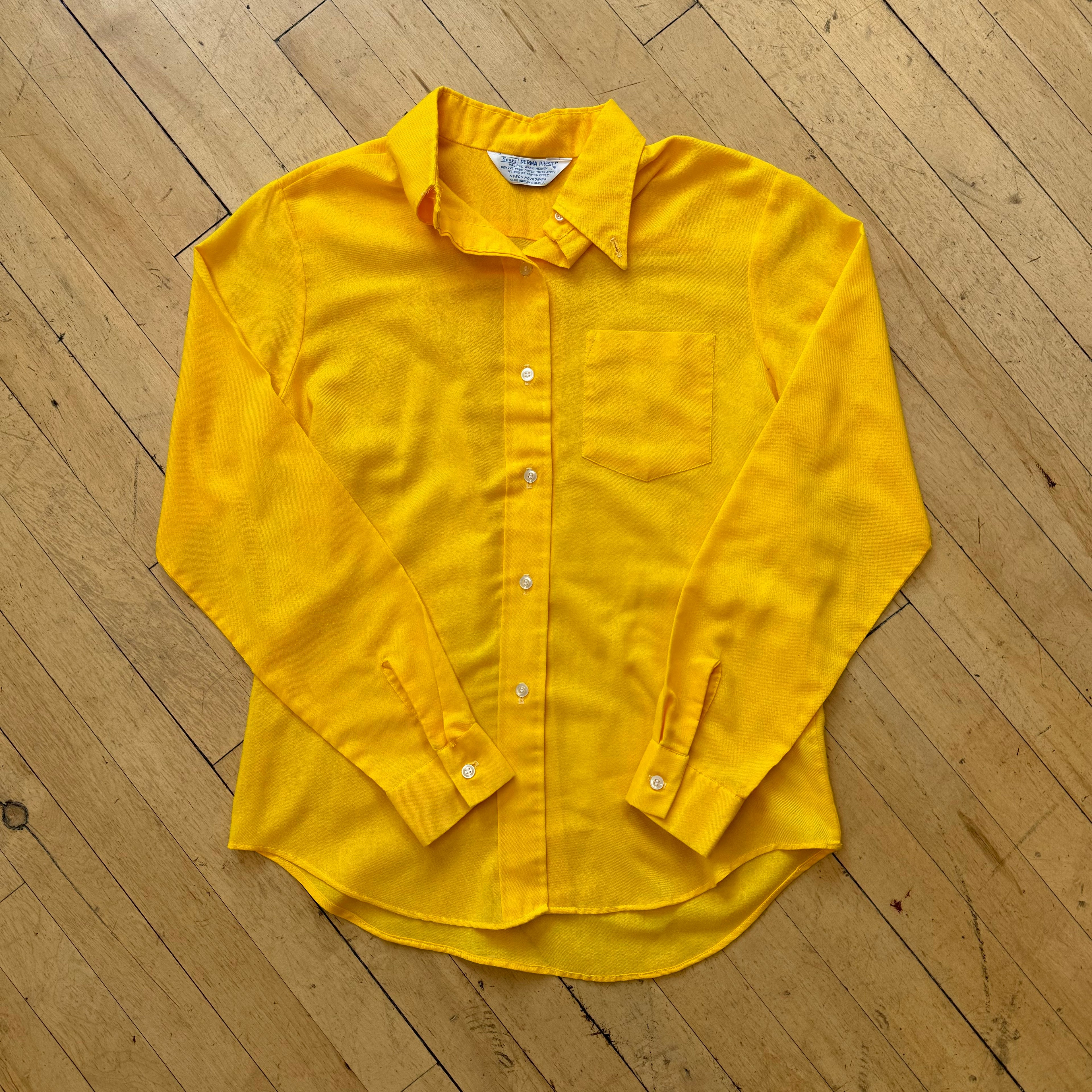 Vintage Sears Button Up T-shirt Sz M