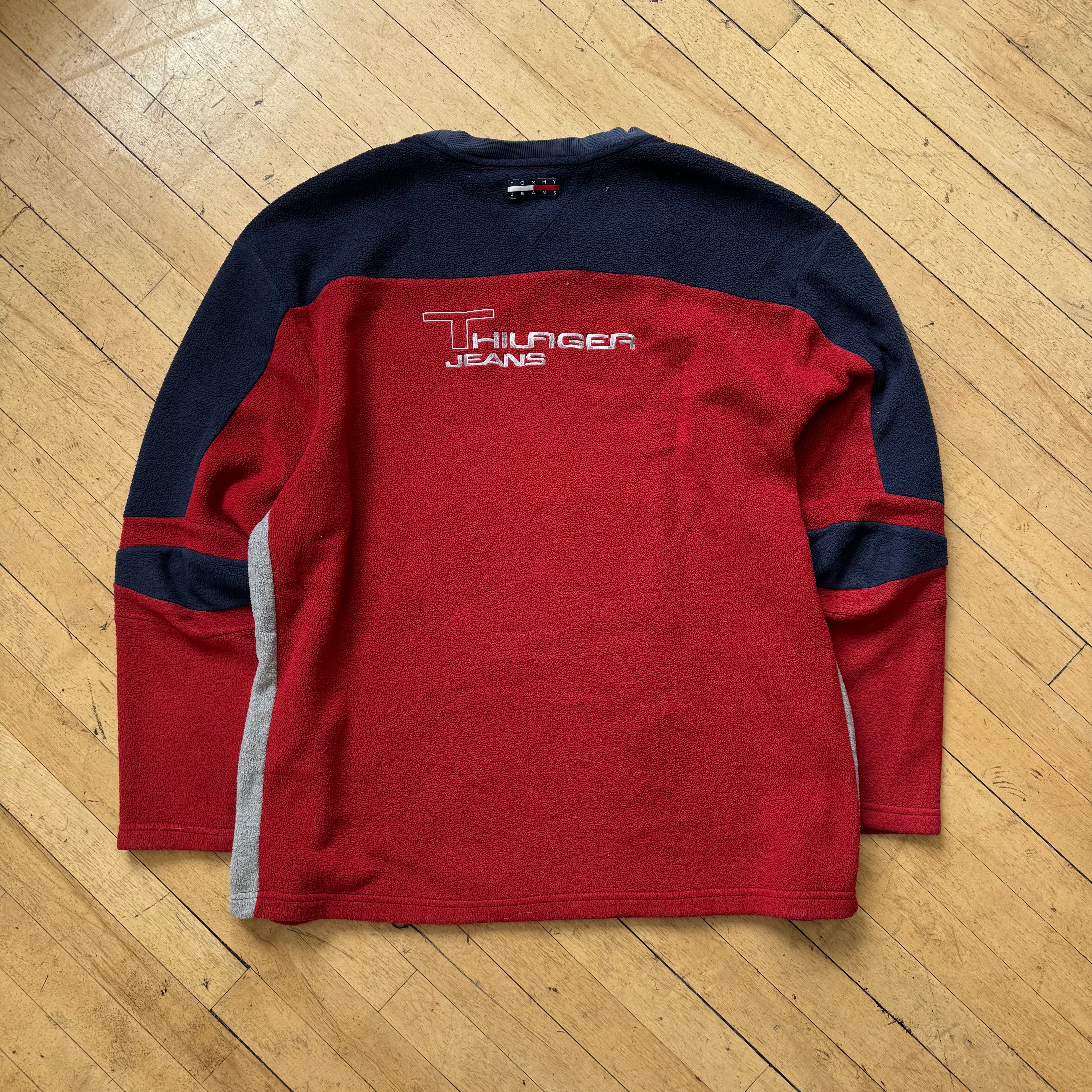 Vintage Tommy Hilfiger Fleece Crewneck Sz XXL